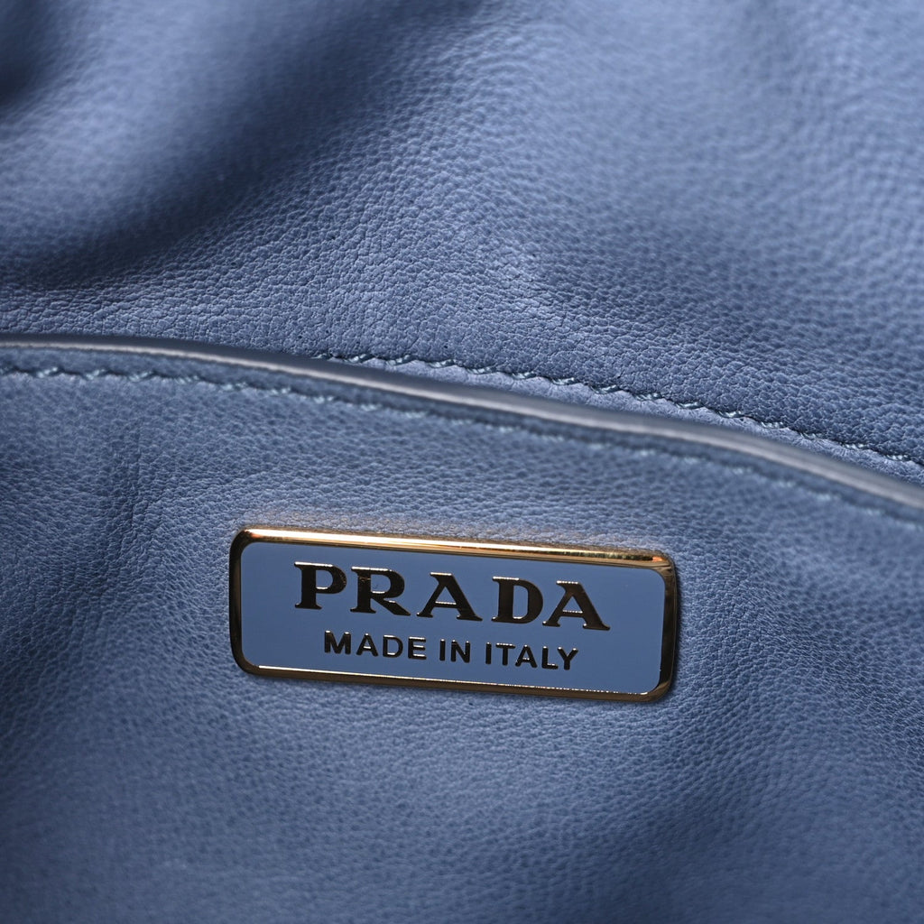 Prada Nappa Medium Explore Shoulder Bag Aviation Blue