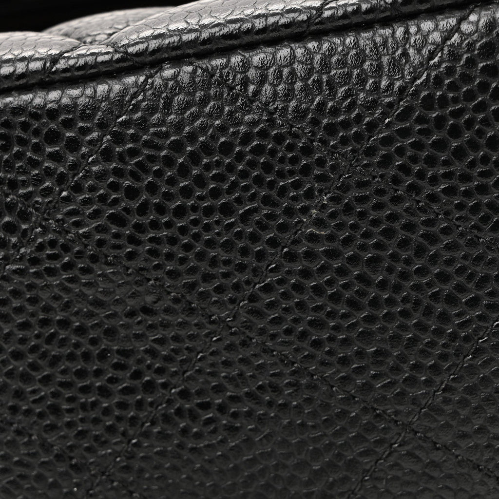 Chanel Caviar Quilted Medium Double Flap Black