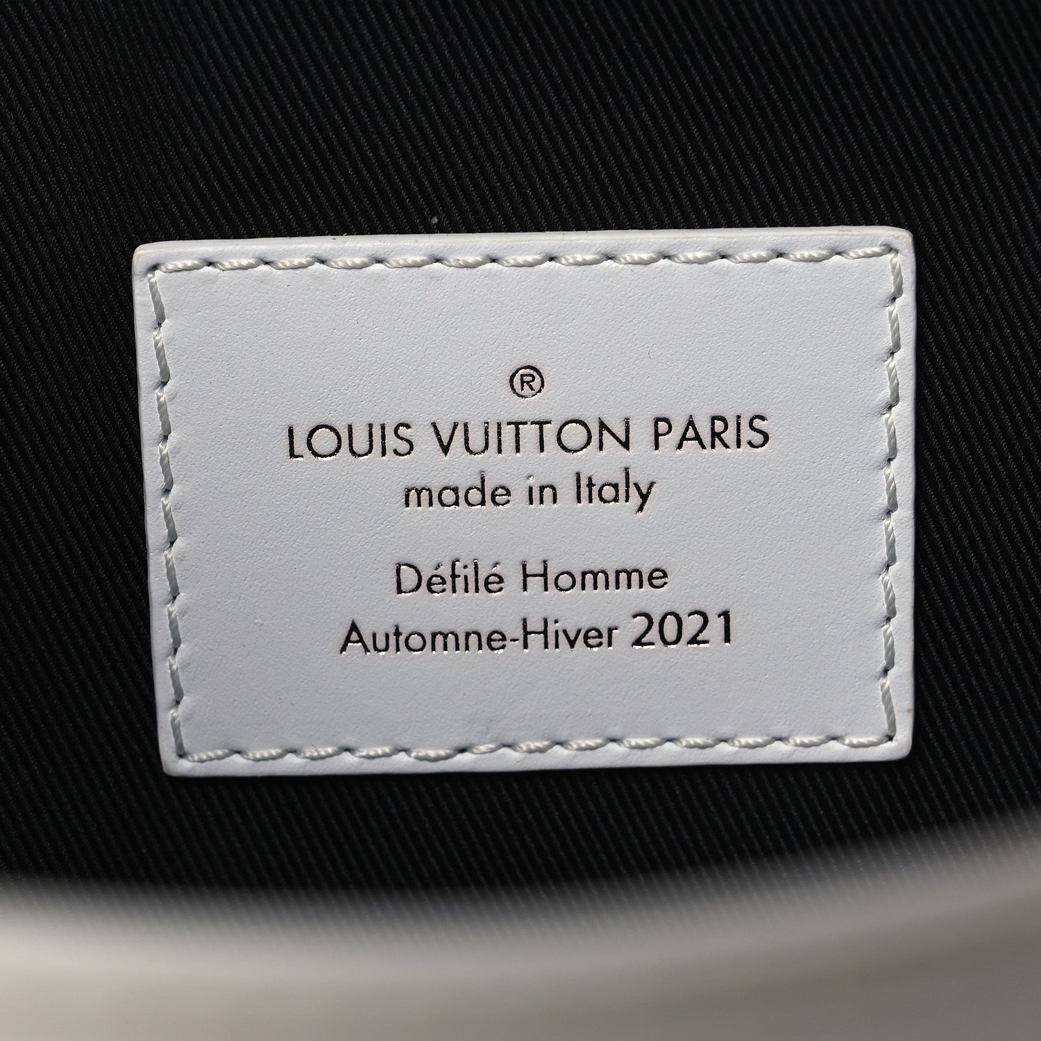 Louis Vuitton Calfskin Newspaper Print Pouch