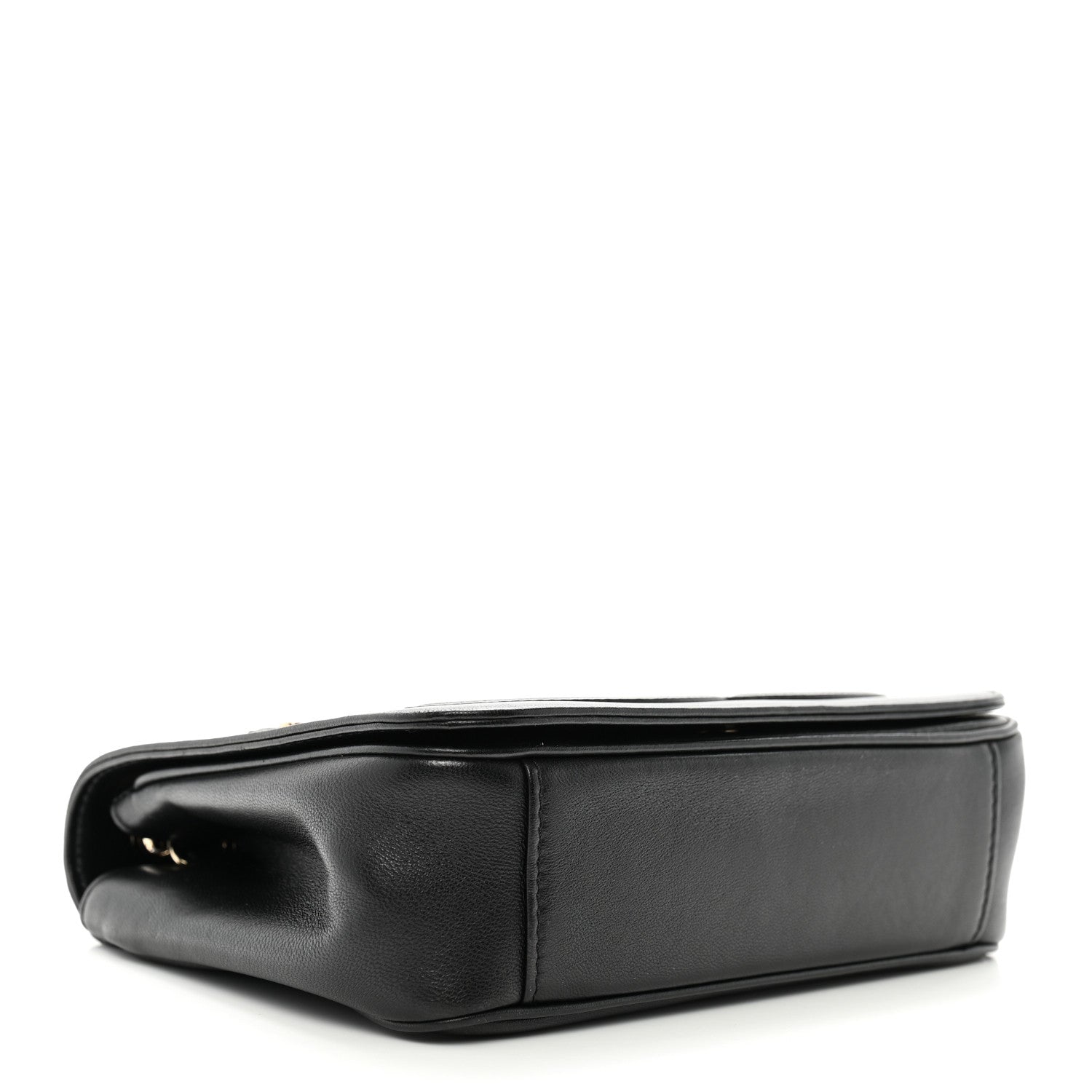 Chanel Lambskin CC Mania Flap Bag Black