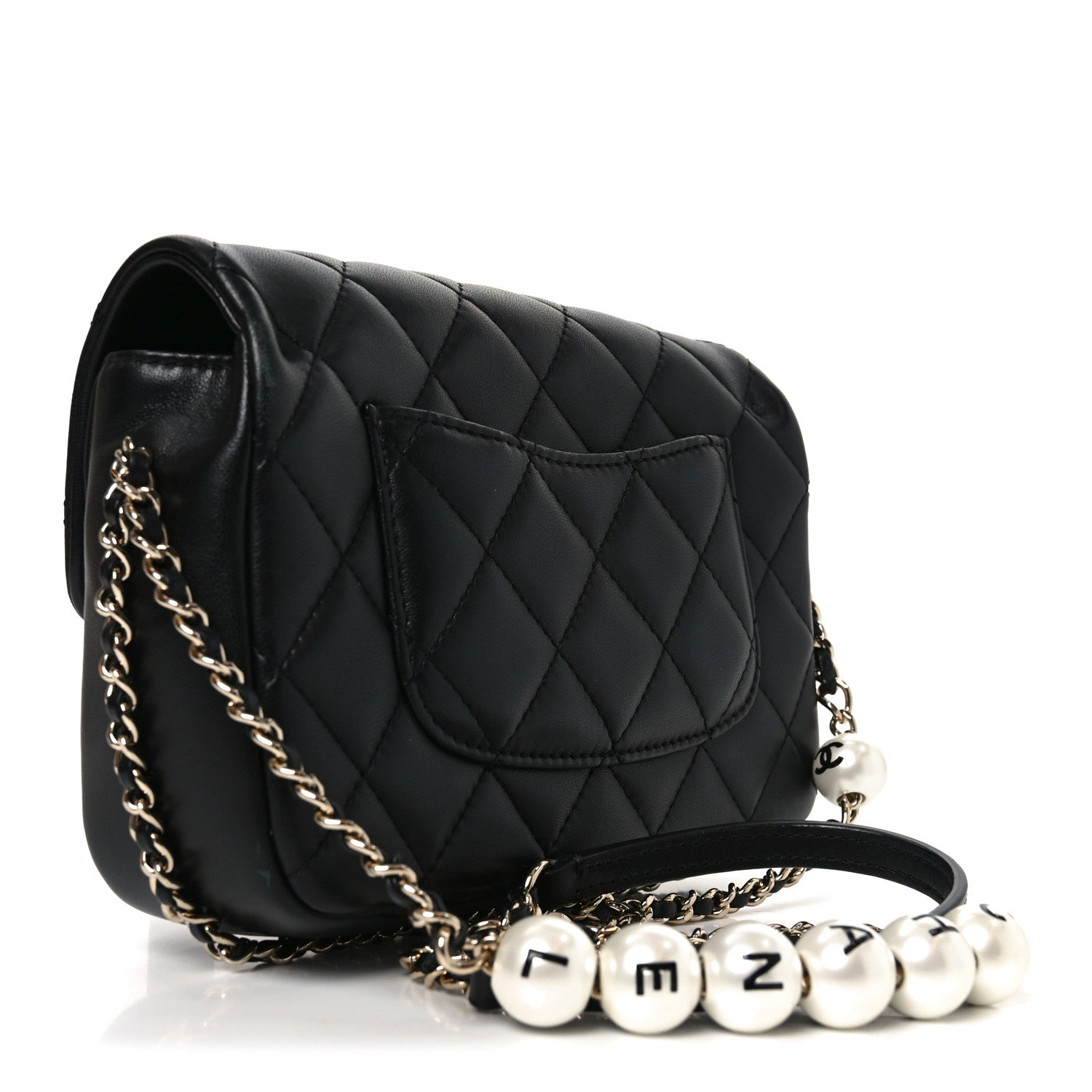 Chanel Lambskin Quilted Small My Precious Flap Black
