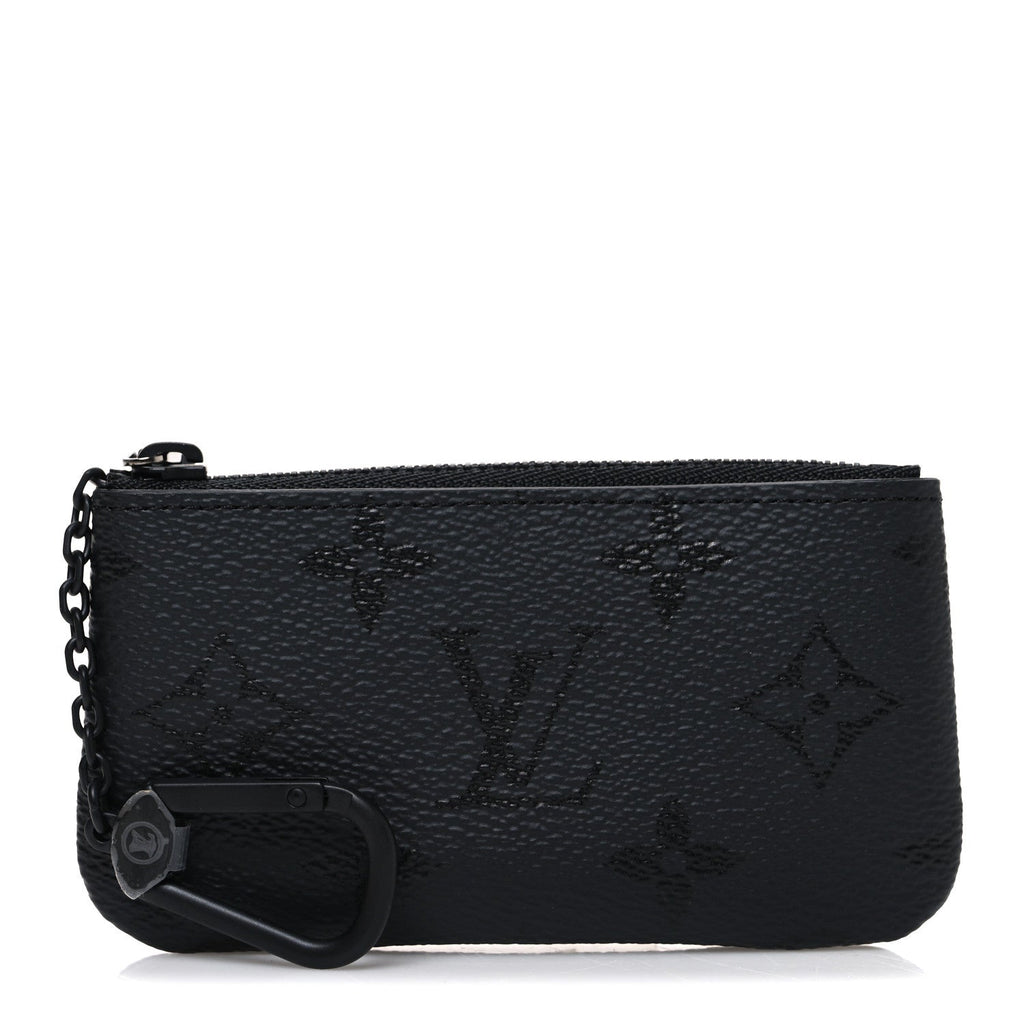 Louis Vuitton Monogram Midnight  Key Pouch Black