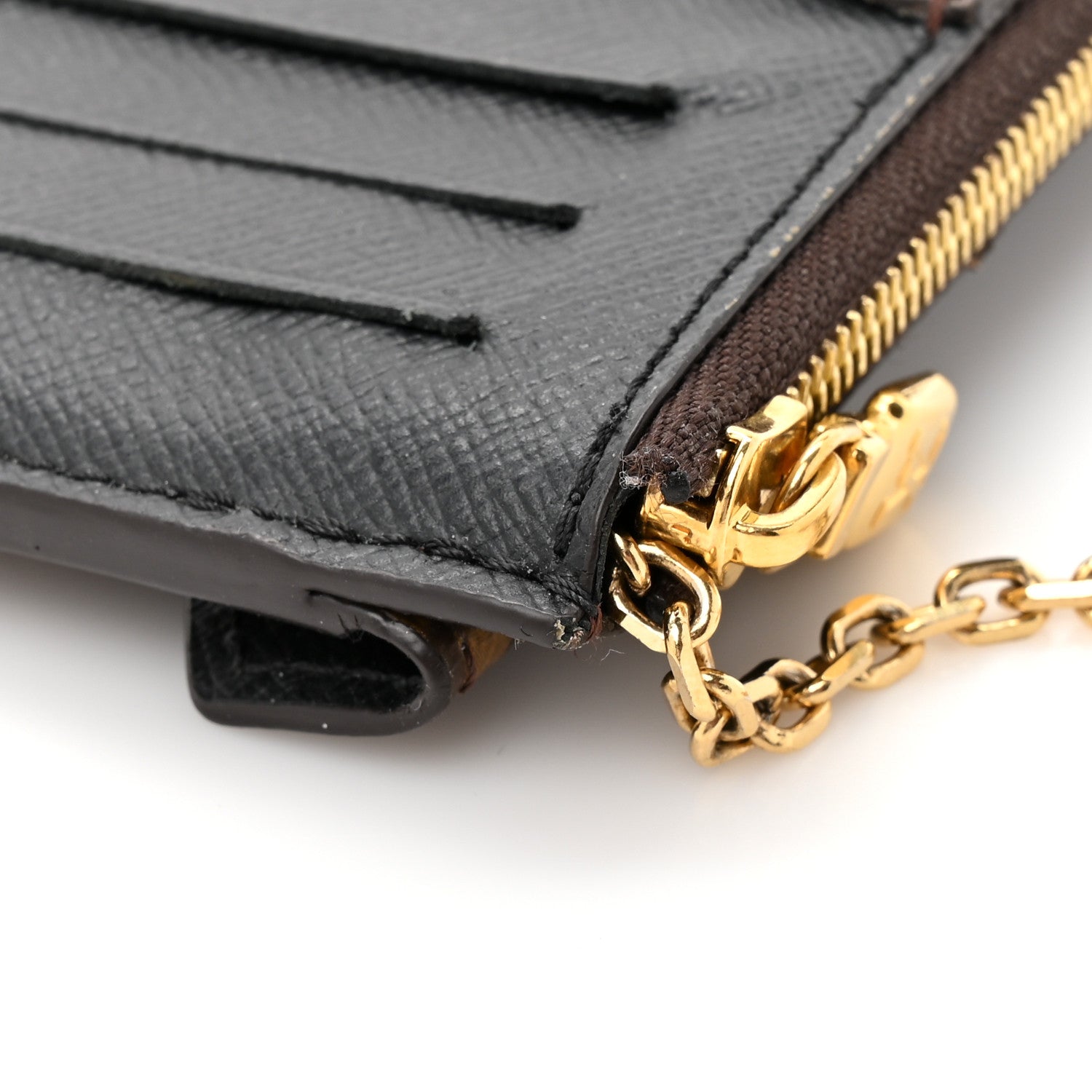 Louis Vuitton Monogram Recto Verso Card Holder Black