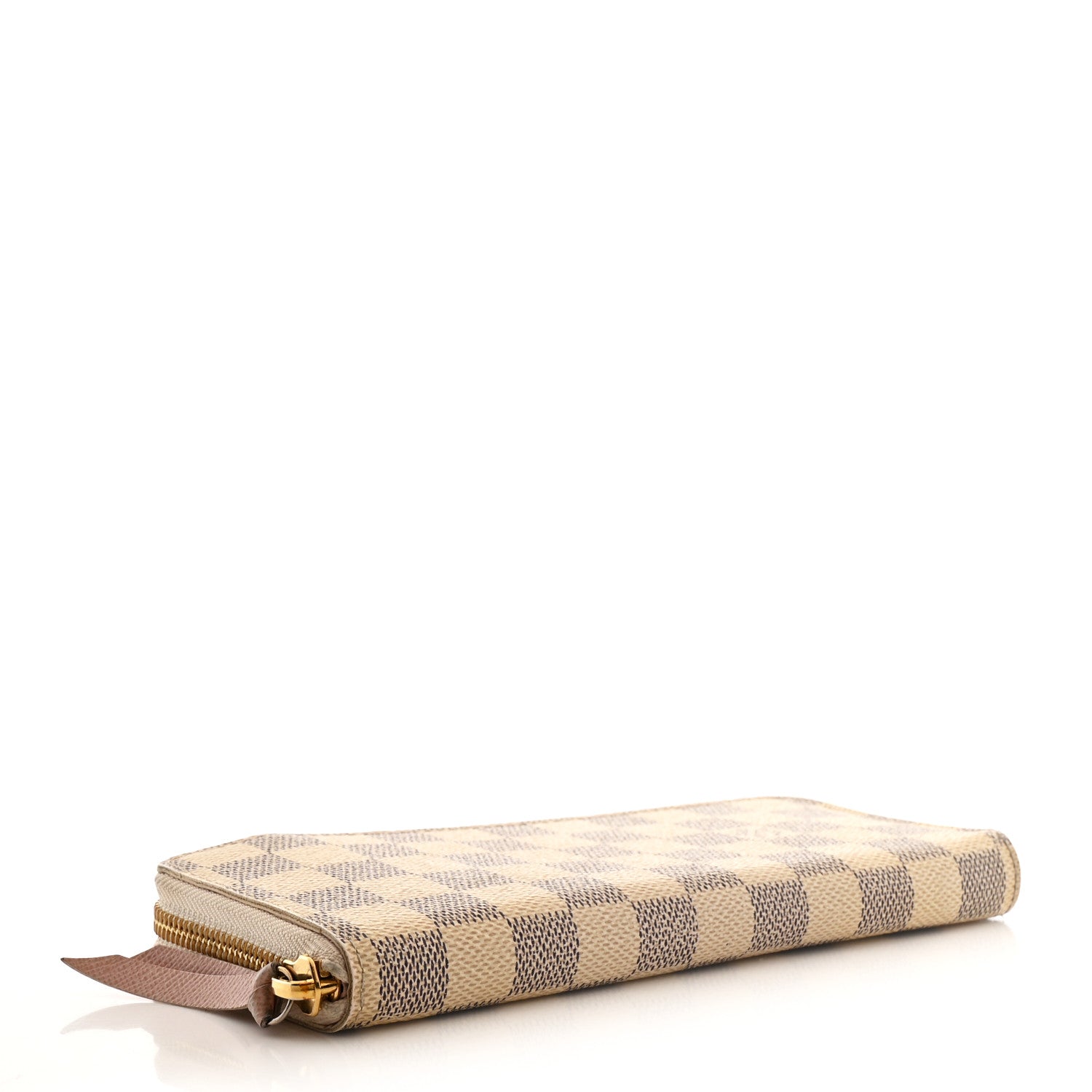 Louis Vuitton Damier Azur Clemence Wallet Rose Ballerine