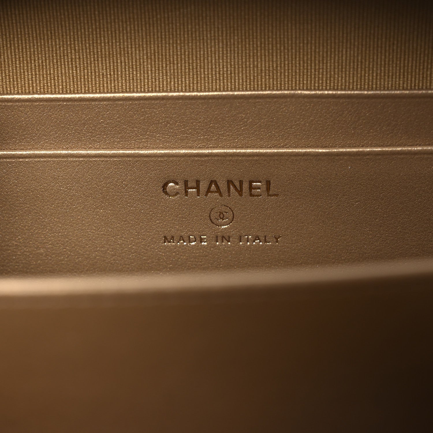 Chanel Lambskin Quilted CC Pearl Crush Camera Case Black