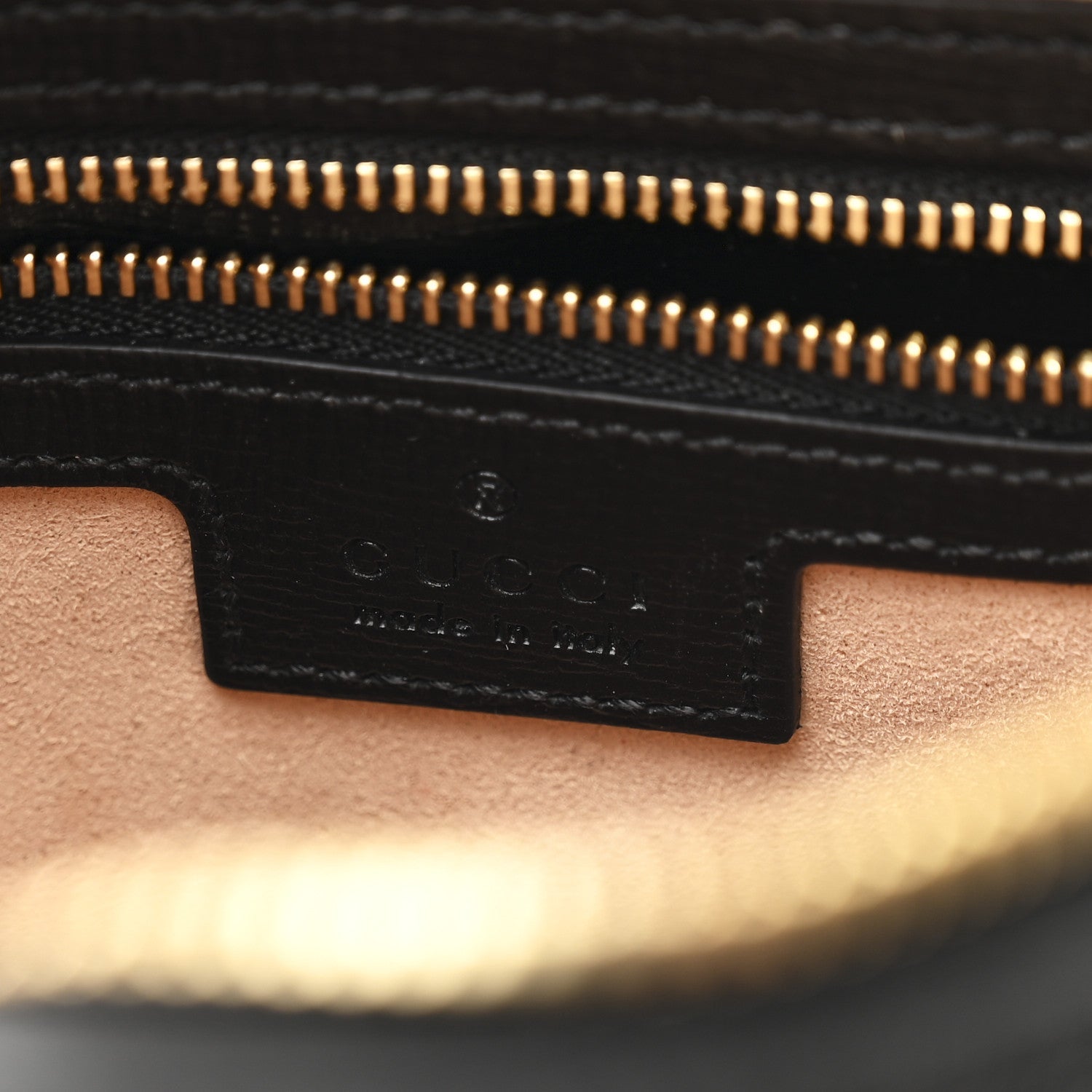 Gucci Textured Calfskin Small Horsebit 1955 Shoulder Bag Black