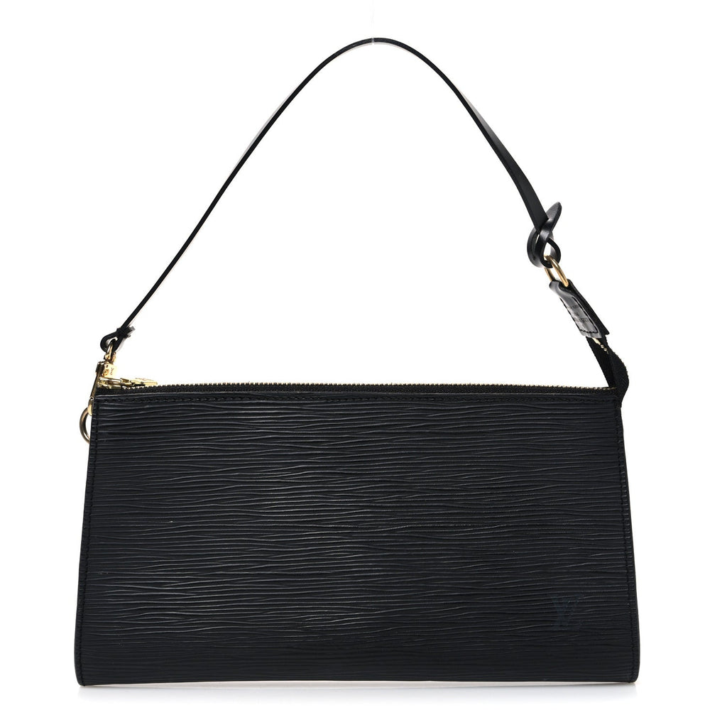 Louis Vuitton Epi Pochette Accessories 24 Black