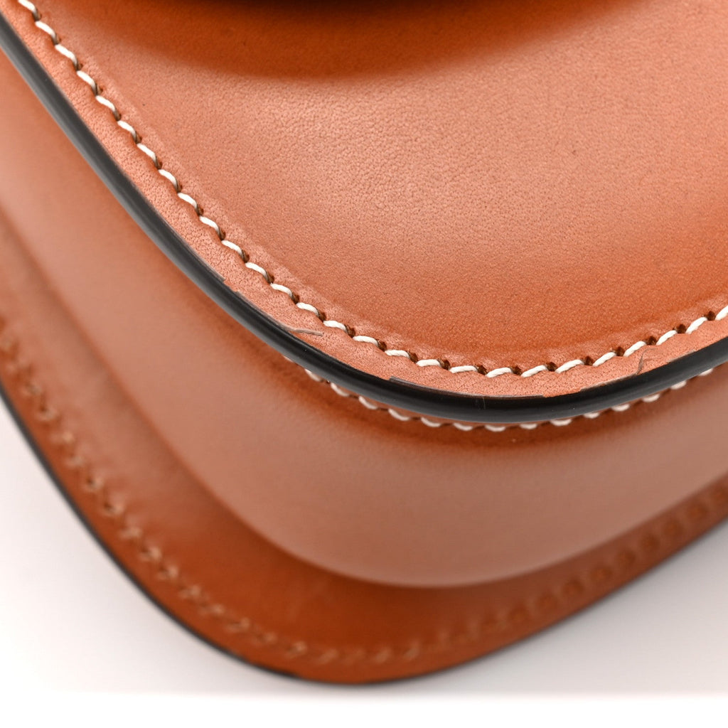 Gucci Calfskin Bamboo Mini 1947 Belt Bag 80 30  Brown