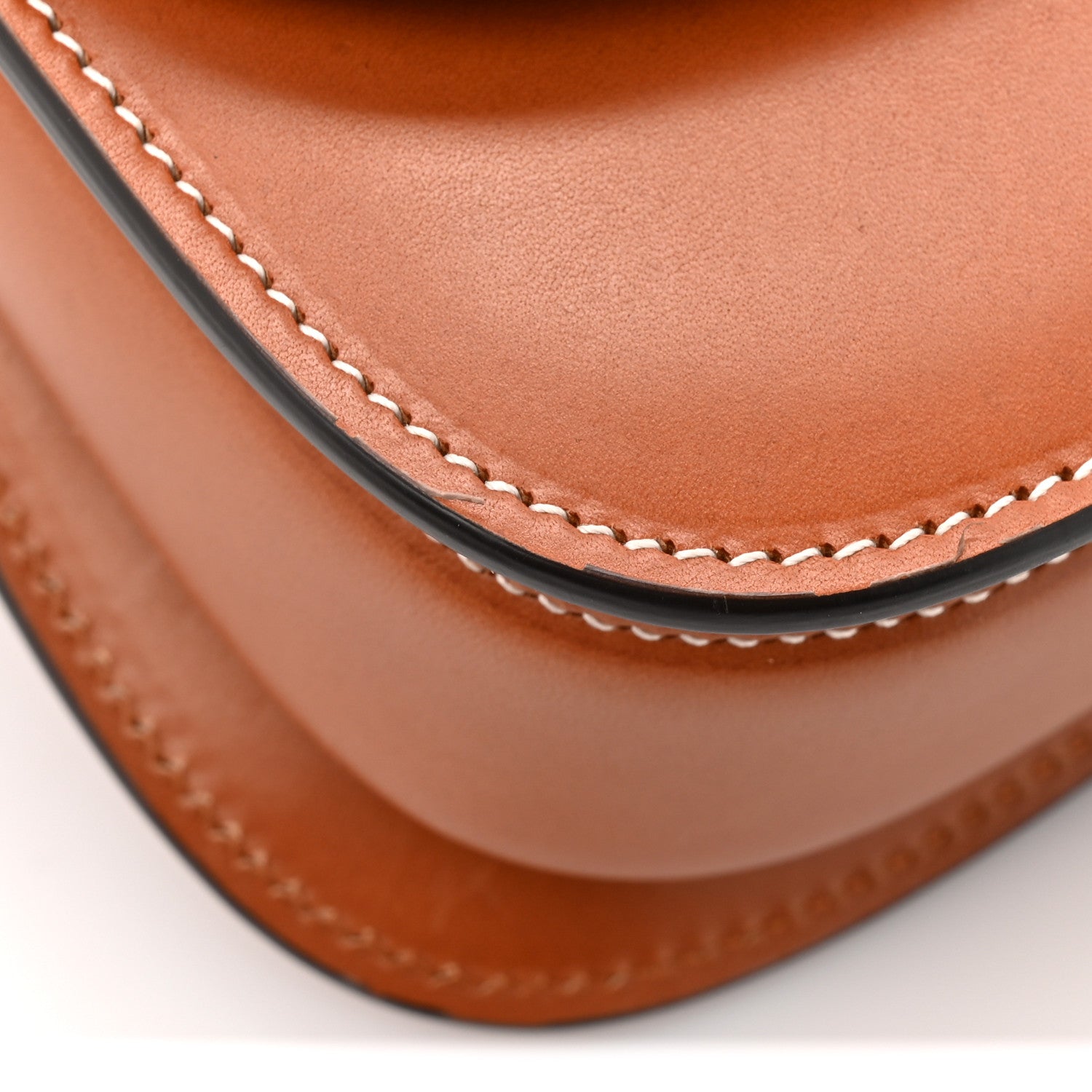 Gucci Calfskin Bamboo Mini 1947 Belt Bag 80 30  Brown