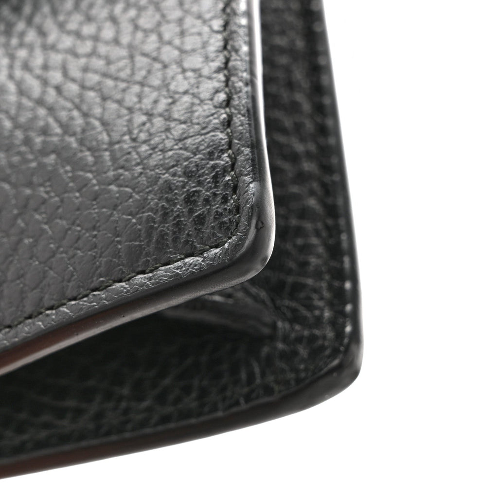 Gucci Dollar Calfskin Crystal Super Mini Dionysus Shoulder Bag Black