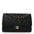 Chanel Caviar Quilted Jumbo Double Flap Black