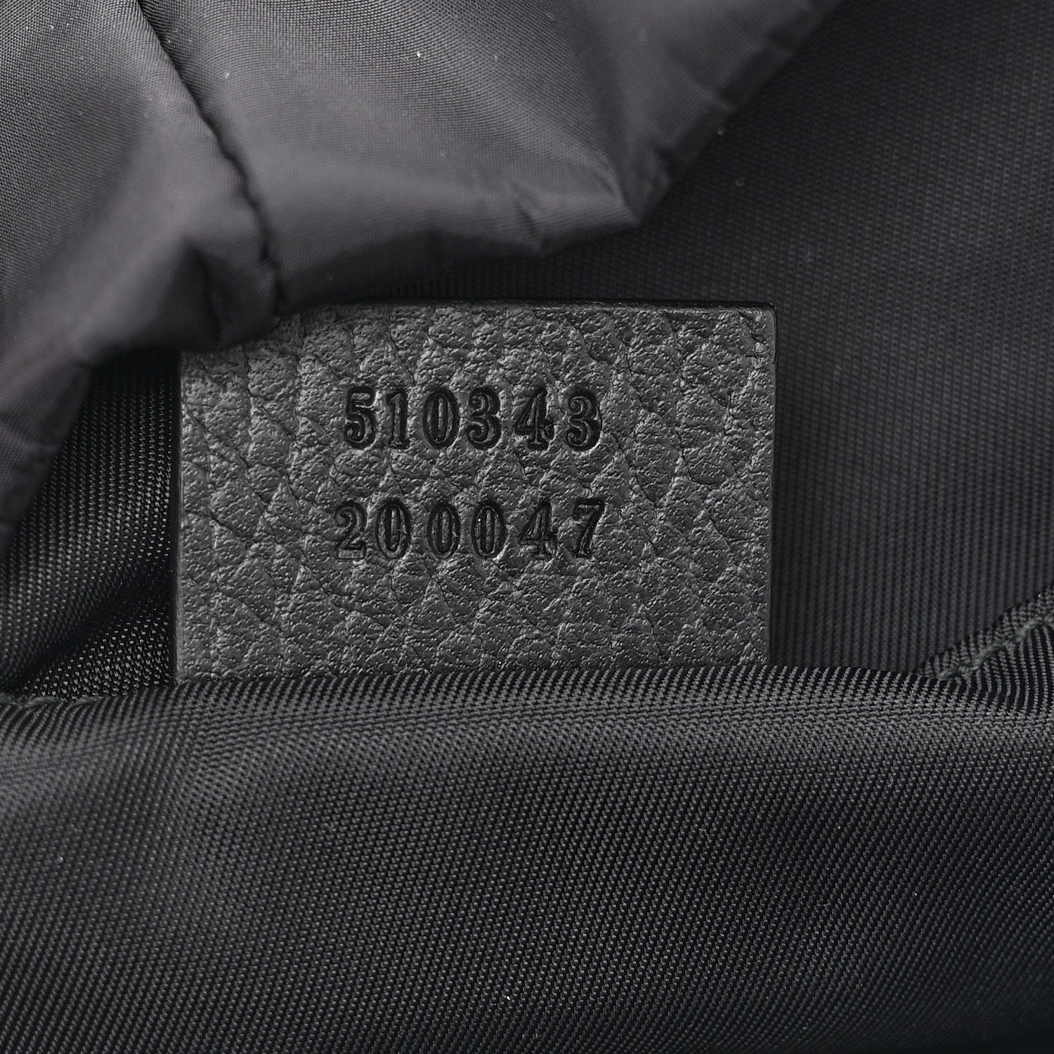Gucci Nylon Monogram Medium Light Single Buckle Backpack Black