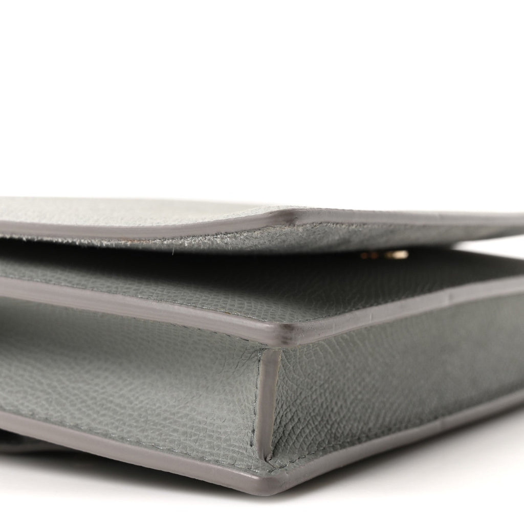 Christian Dior Calfskin 30 Montaigne 2 in 1 Pouch Grey