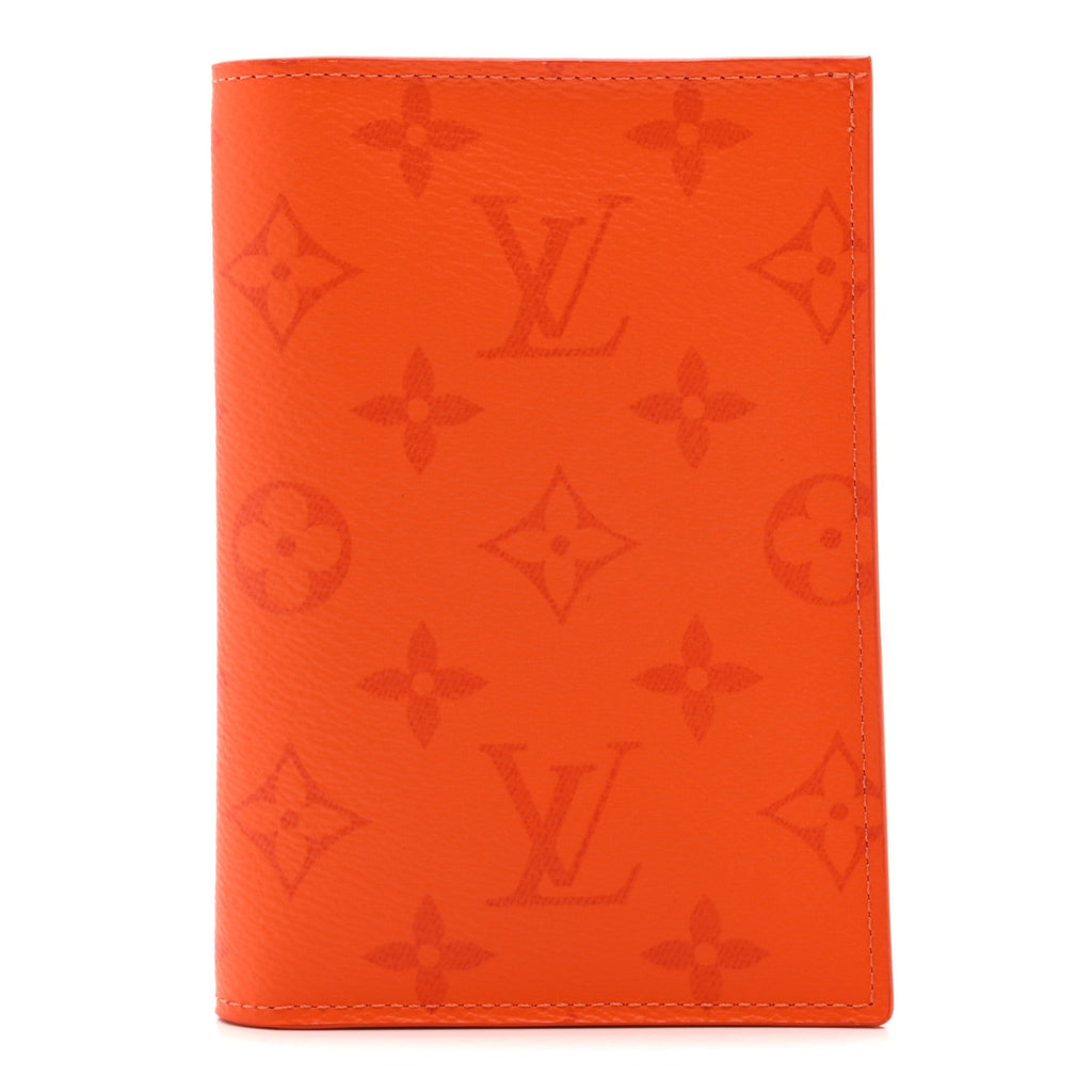 Louis Vuitton Taigarama Passport Cover Orange