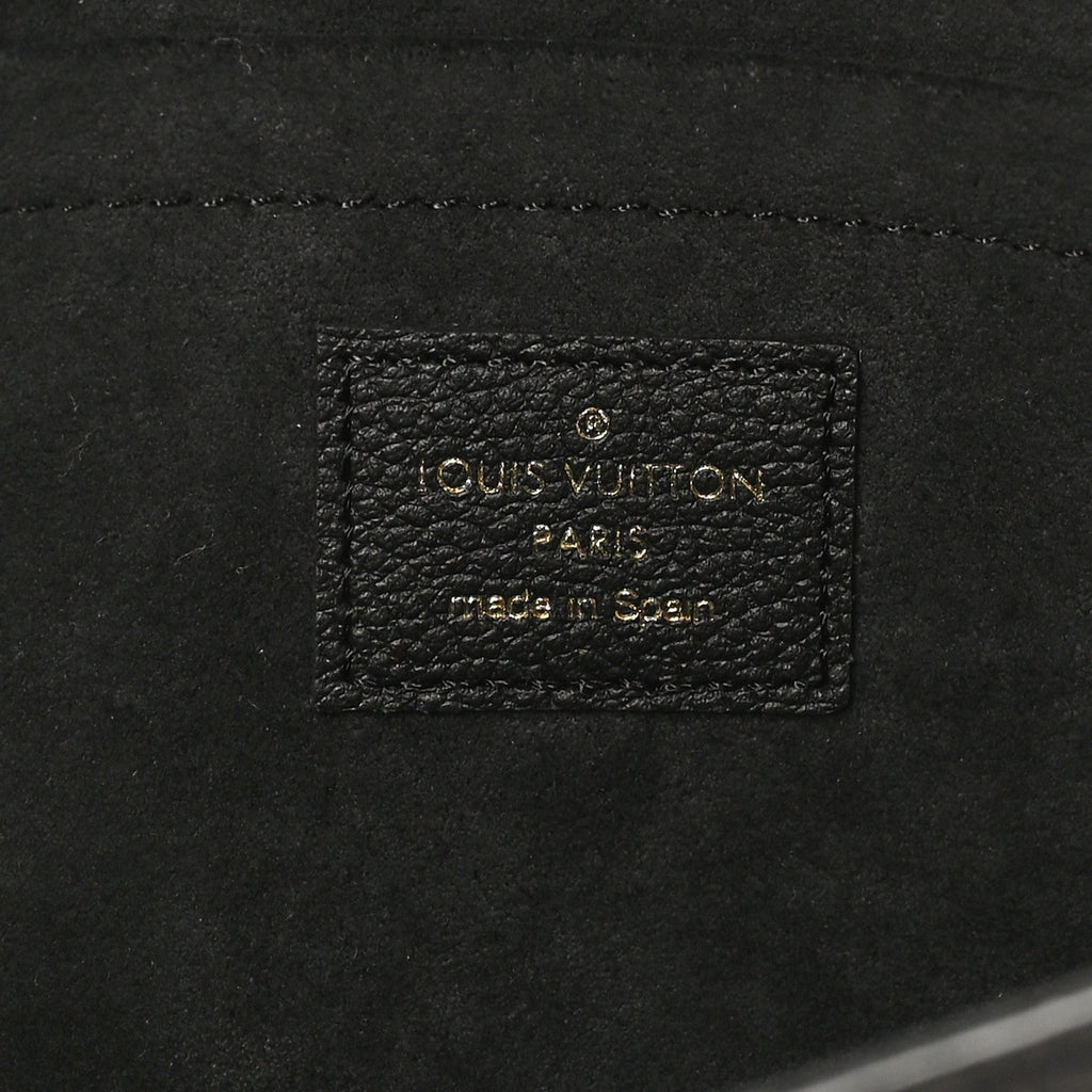 Louis Vuitton Empreinte Pochette Felicie Chain Wallet Black