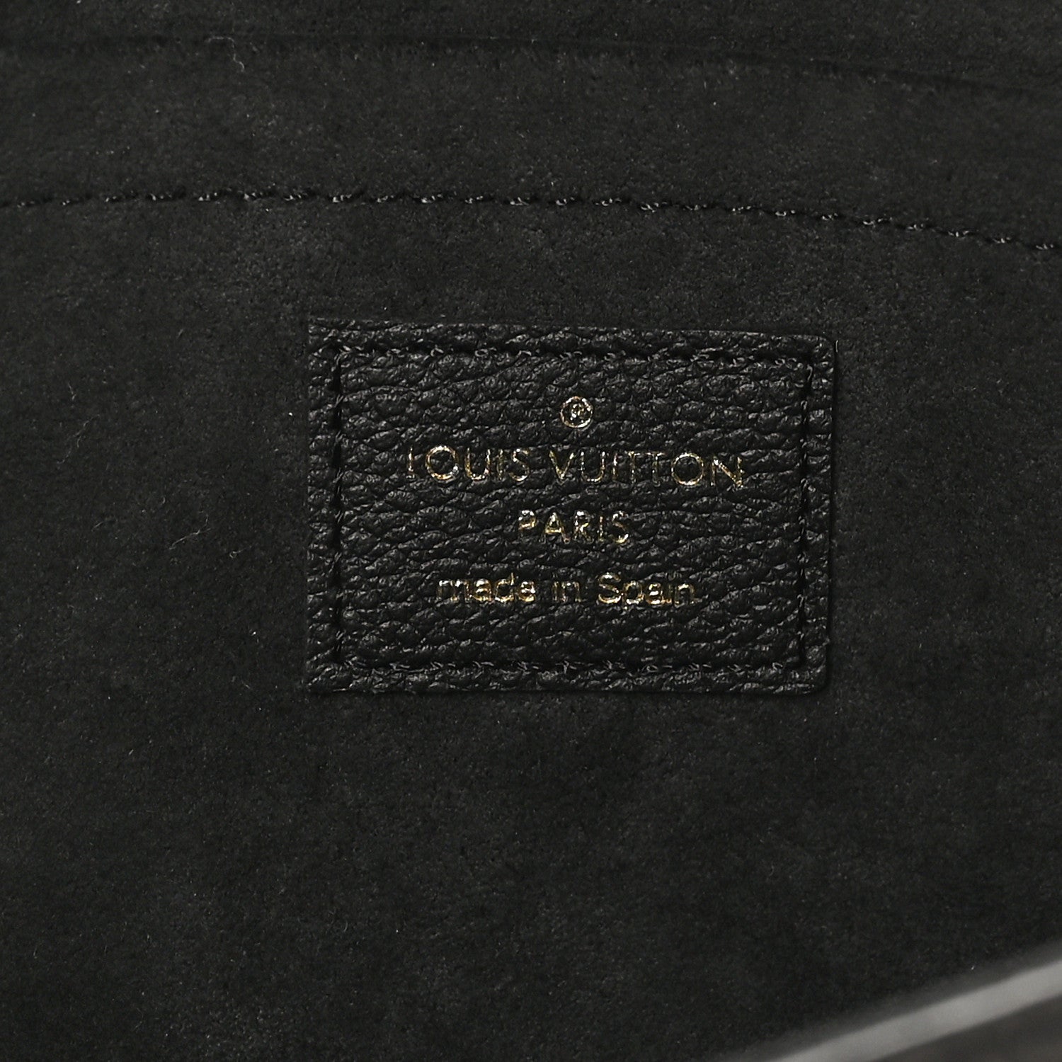 Louis Vuitton Empreinte Pochette Felicie Chain Wallet Black
