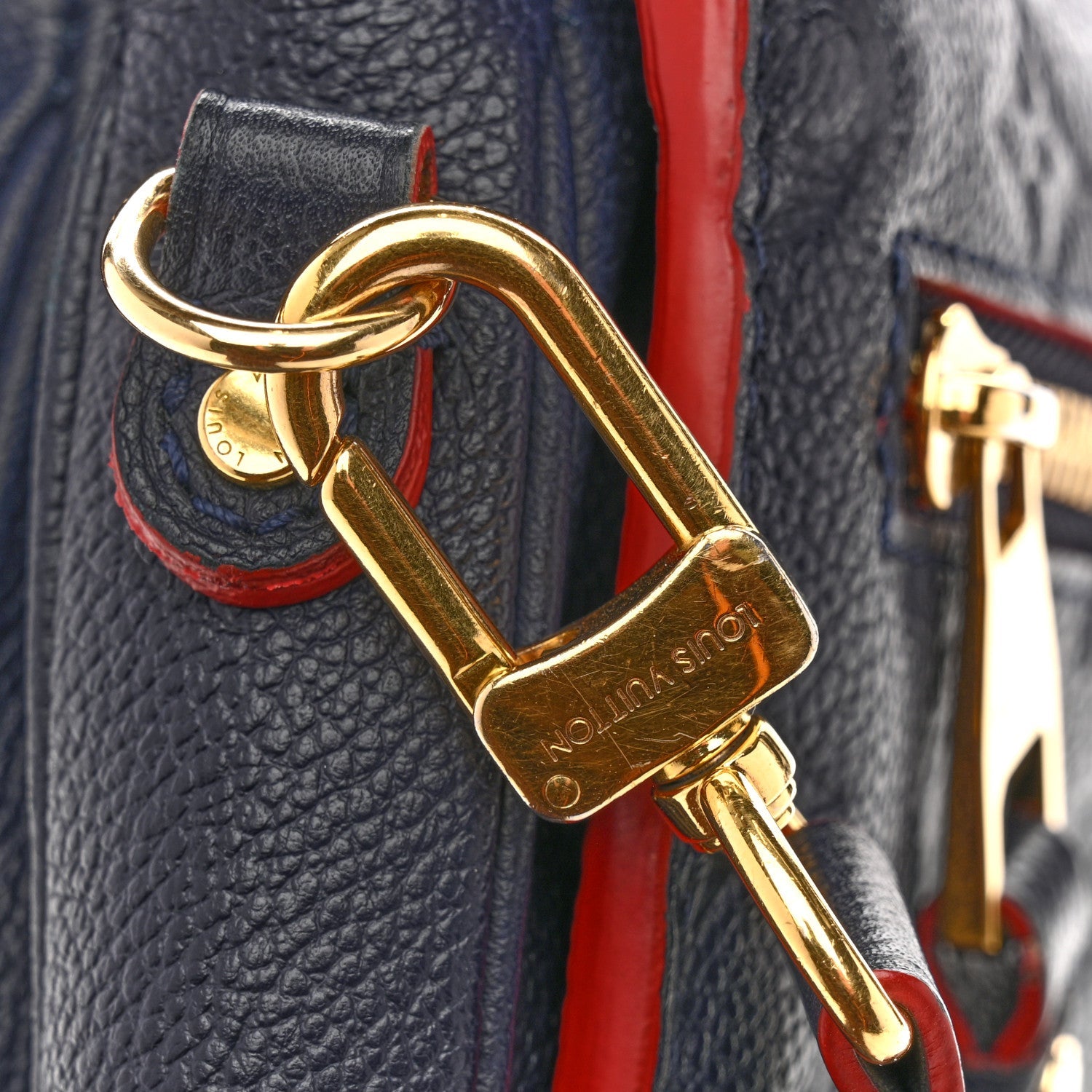 Louis Vuitton Empreinte Pochette Metis Marine Rouge