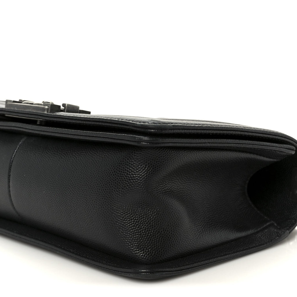 Chanel Caviar Quilted Medium Boy Flap Black