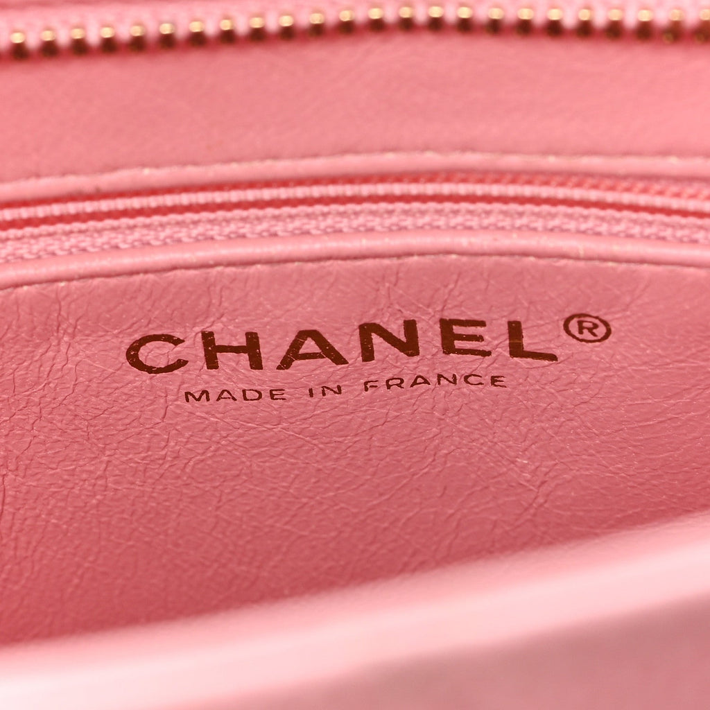 Chanel Caviar Quilted Medallion Tote Light Pink
