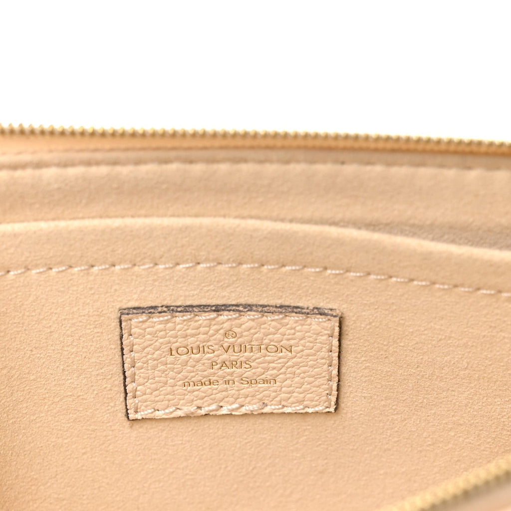Louis Vuitton Empreinte Monogram Giant Multi Pochette Accessories Cream