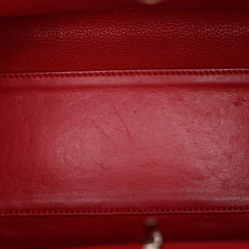 Louis Vuitton Taurillon City Steamer PM Rouge