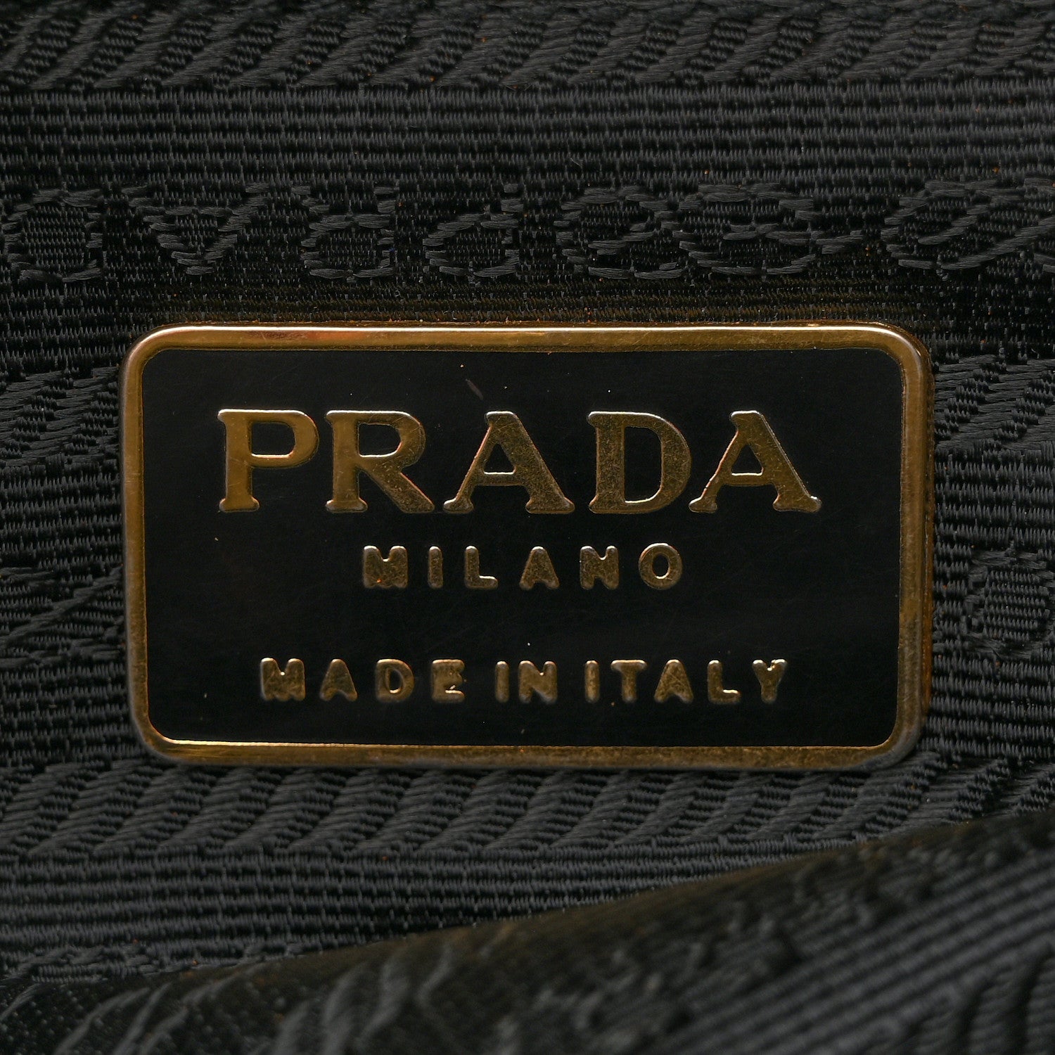 Prada Nylon Tessuto Impuntu Quilted Flap Shoulder Bag Black