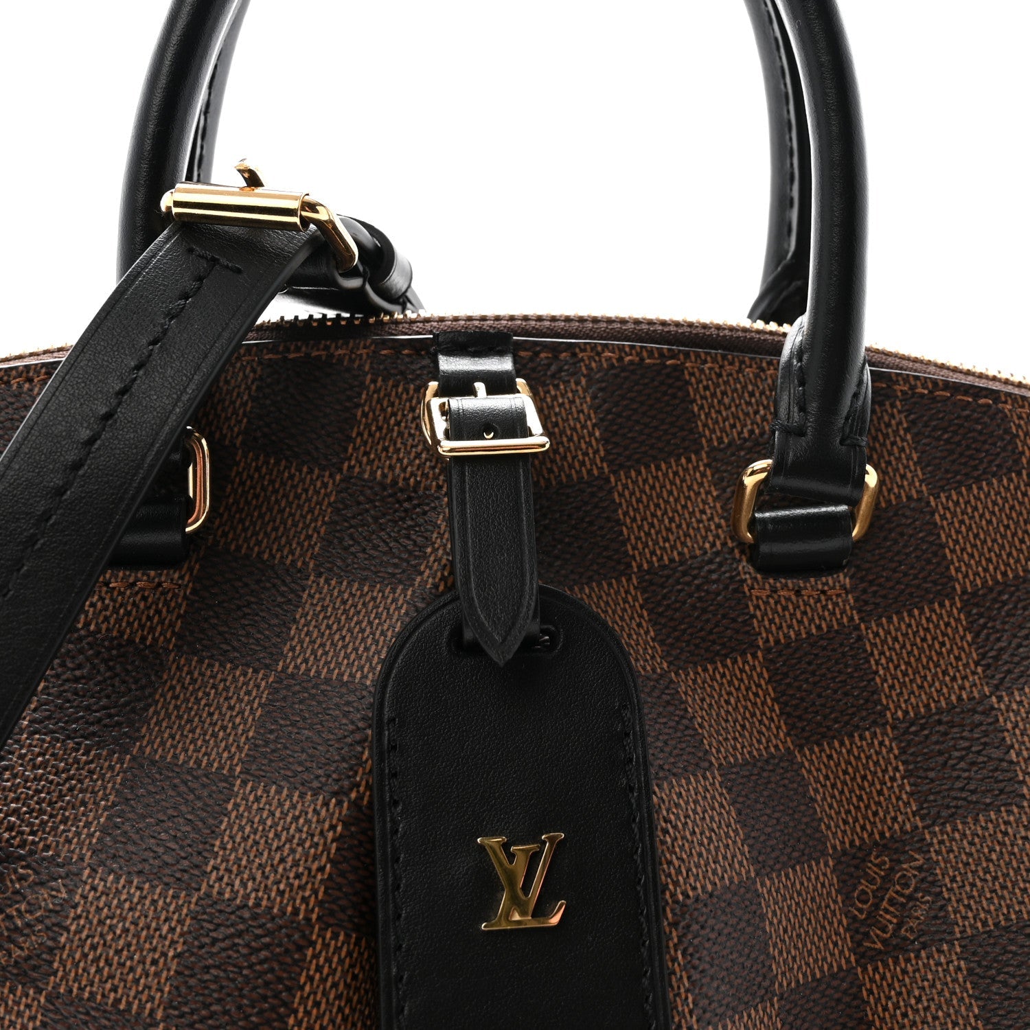 Louis Vuitton Damier Ebene Odeon Tote PM Black