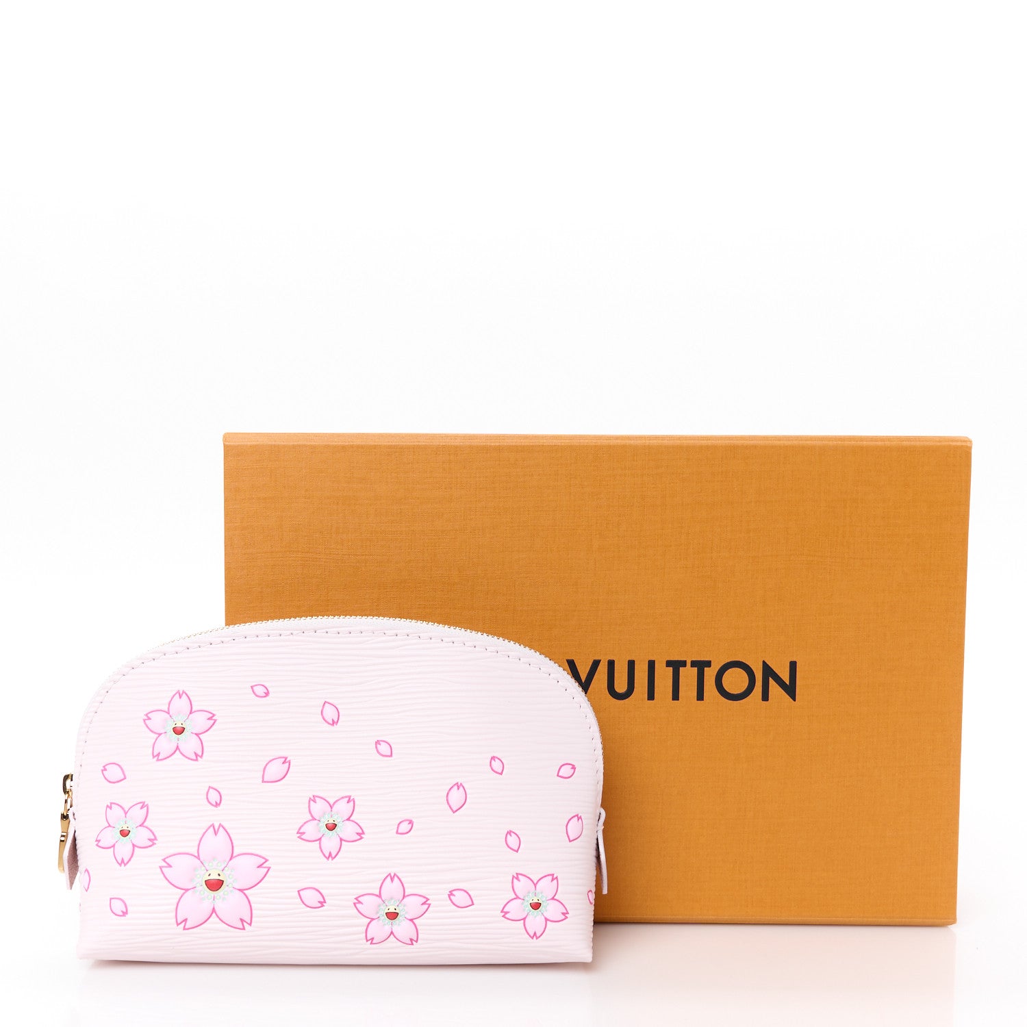 Louis Vuitton LV X TM Epi Cherry Blossom Cosmetic Pouch Pink