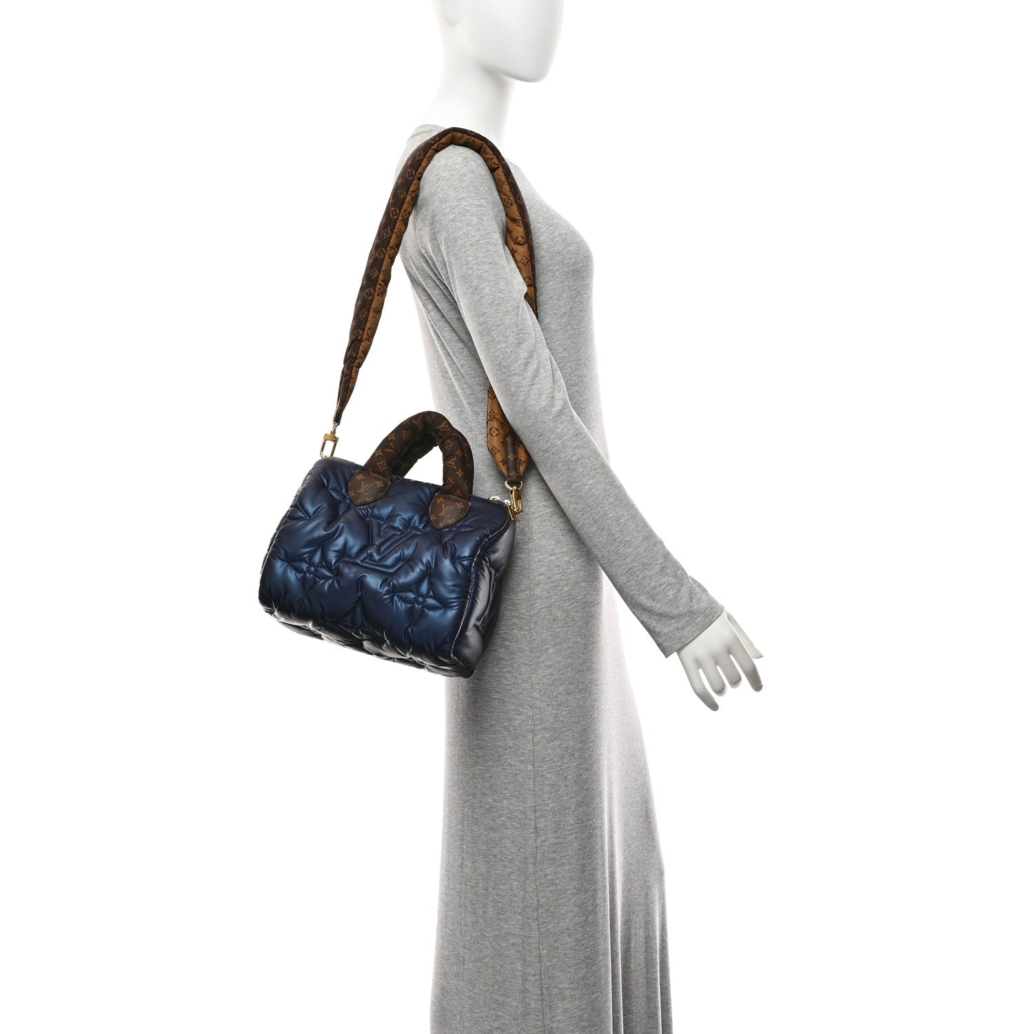 Louis Vuitton Econyl Mini Monogram Pillow Speedy Bandouliere 25 Navy