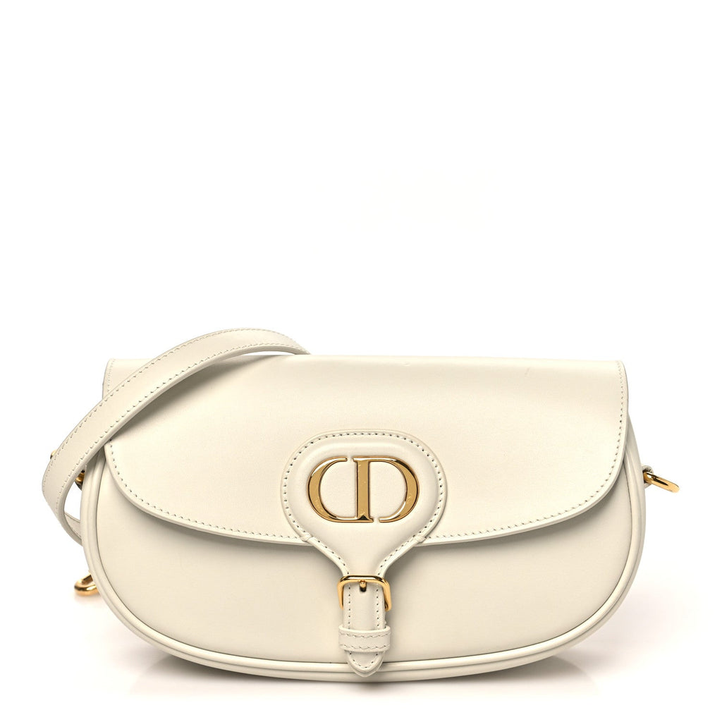 Christian Dior Box Calfskin East West Bobby Bag Latte