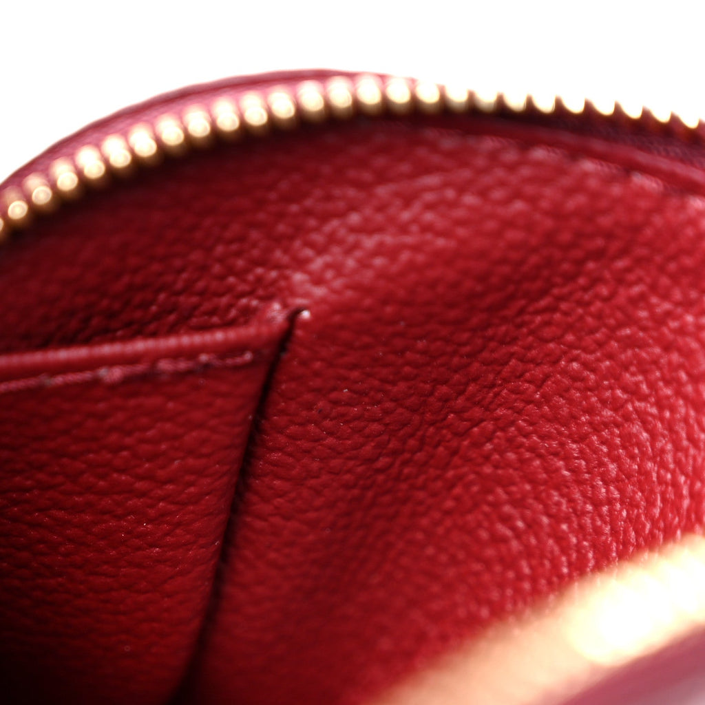 Louis Vuitton Epi Cosmetic Pouch PM Monogram Red