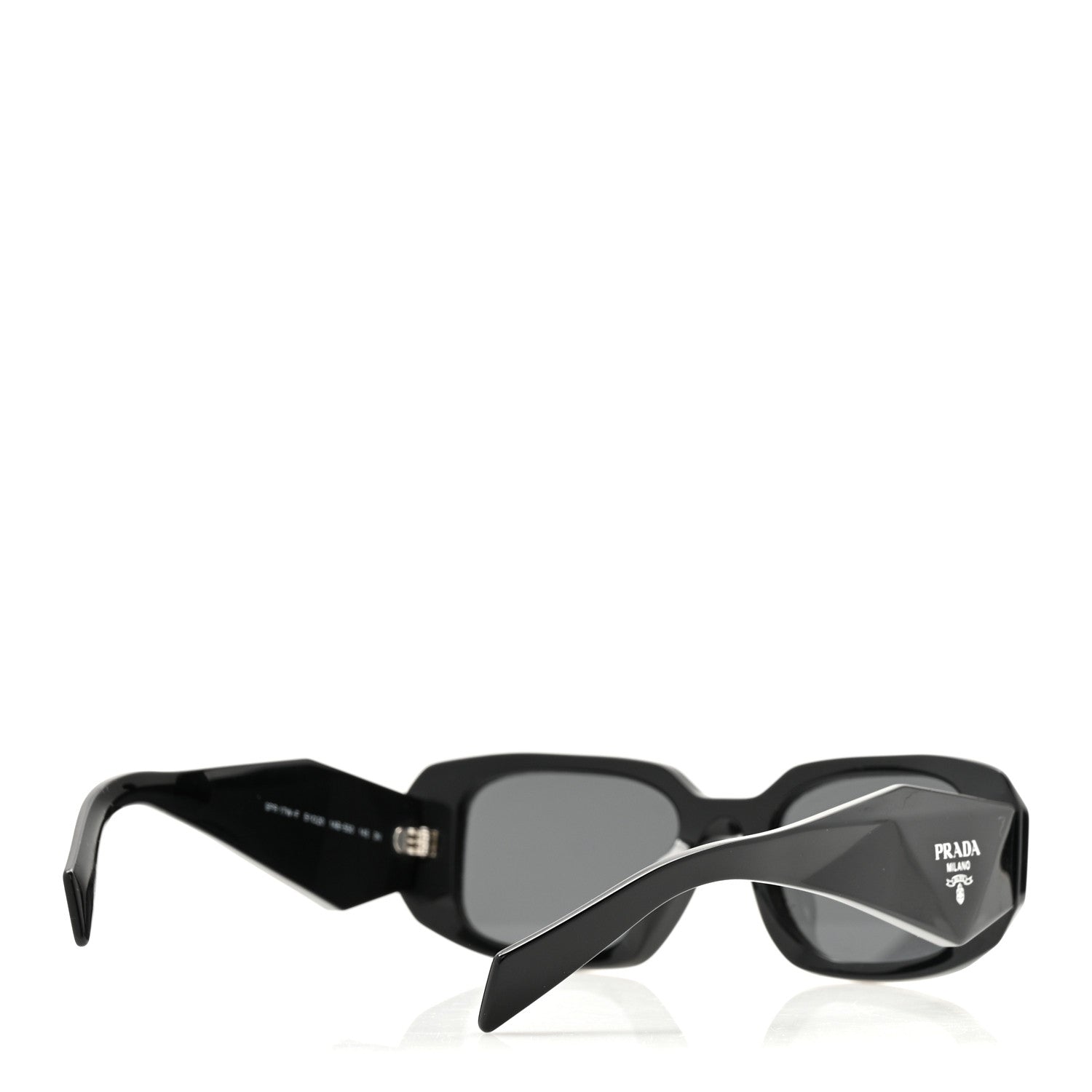 Prada Acetate Symbole Sunglasses SPR 17W Black