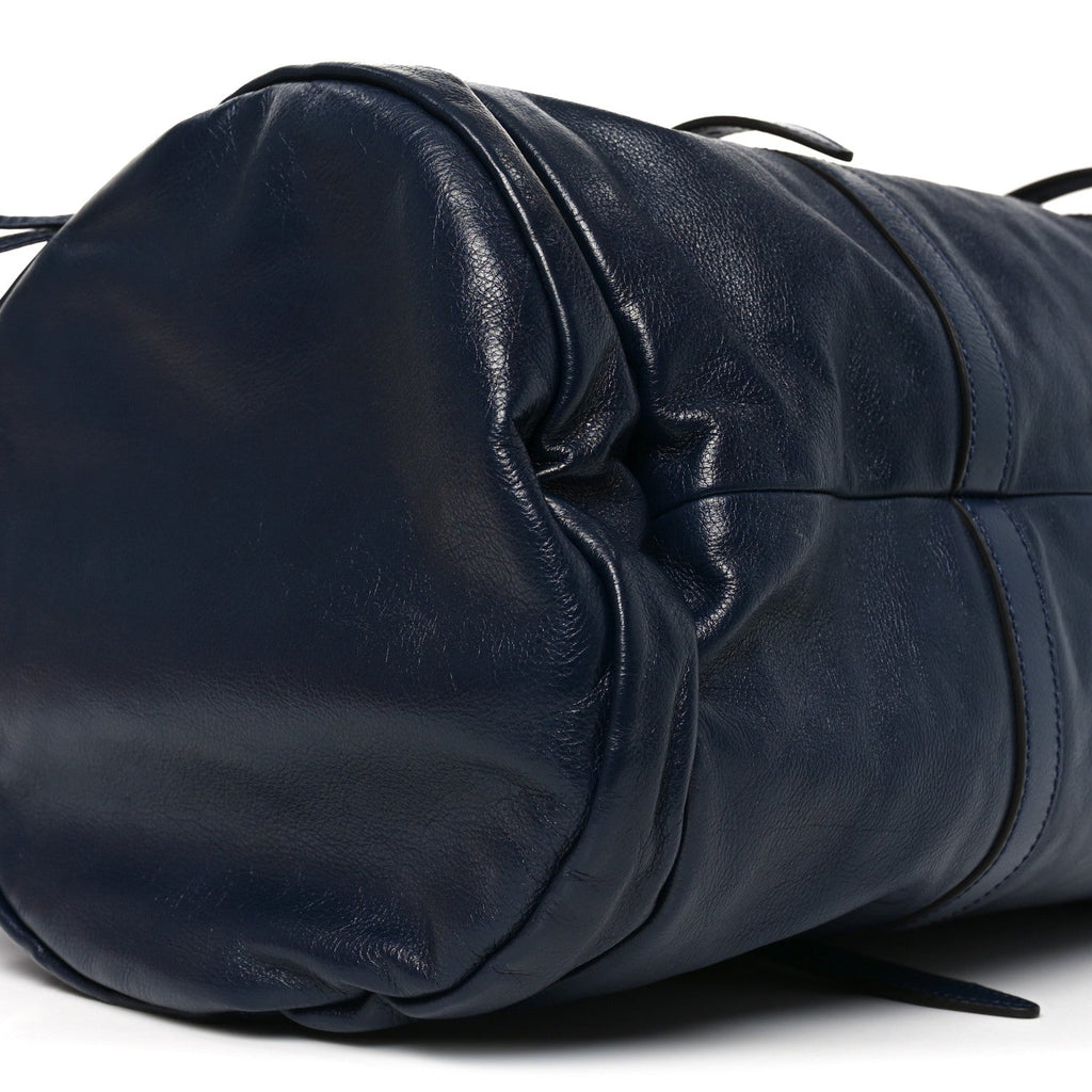 Gucci Piuma Lux Energy Monochrome Double G Duffle Bag Blue