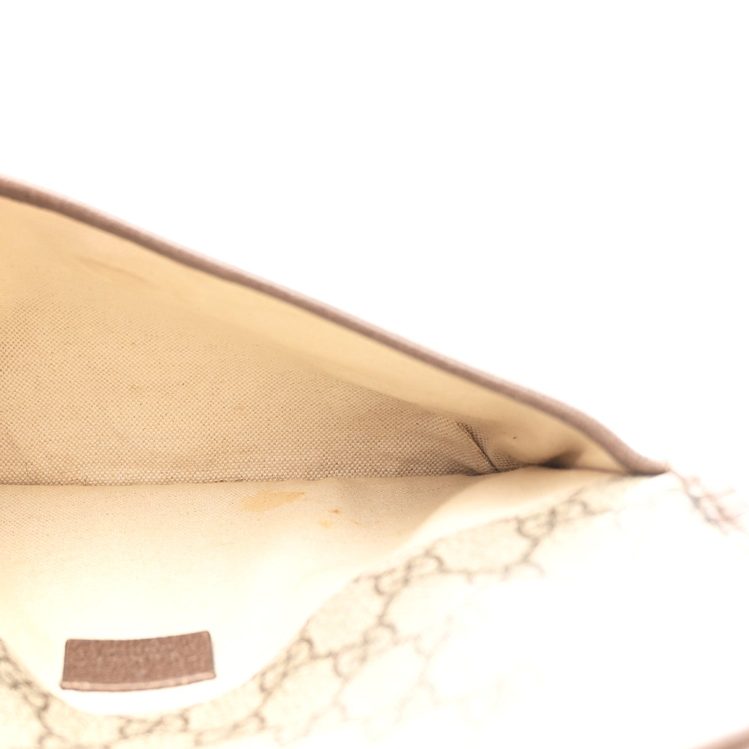 Gucci GG Supreme Monogram Neo Vintage Web Belt Bag Brown