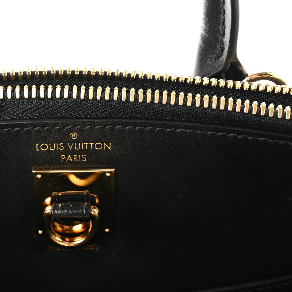 Louis Vuitton Calfskin City Steamer Mini Black