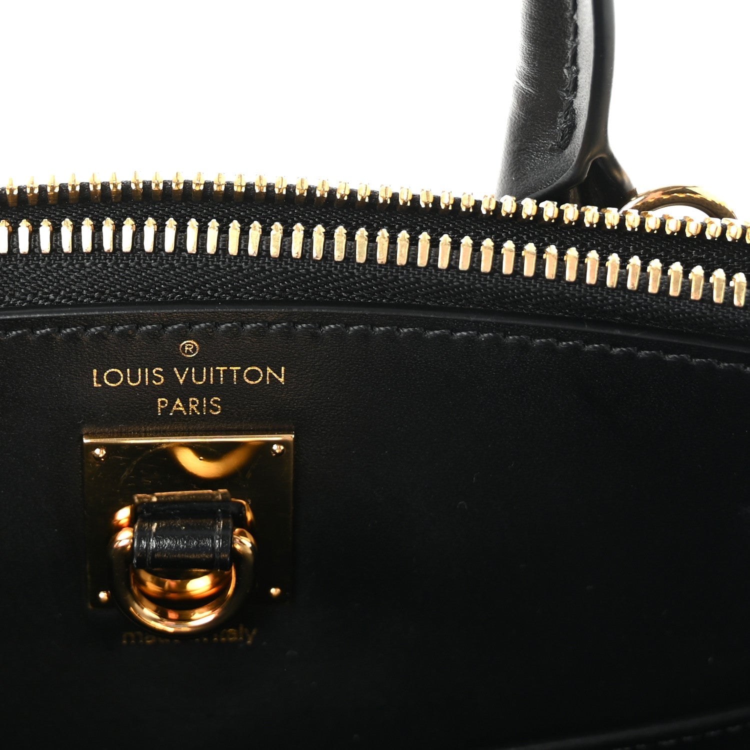 Louis Vuitton Calfskin City Steamer Mini Black