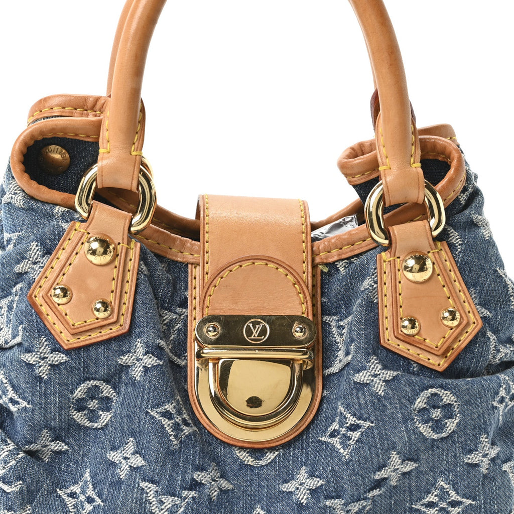 Louis Vuitton Monogram Denim Pleaty Blue