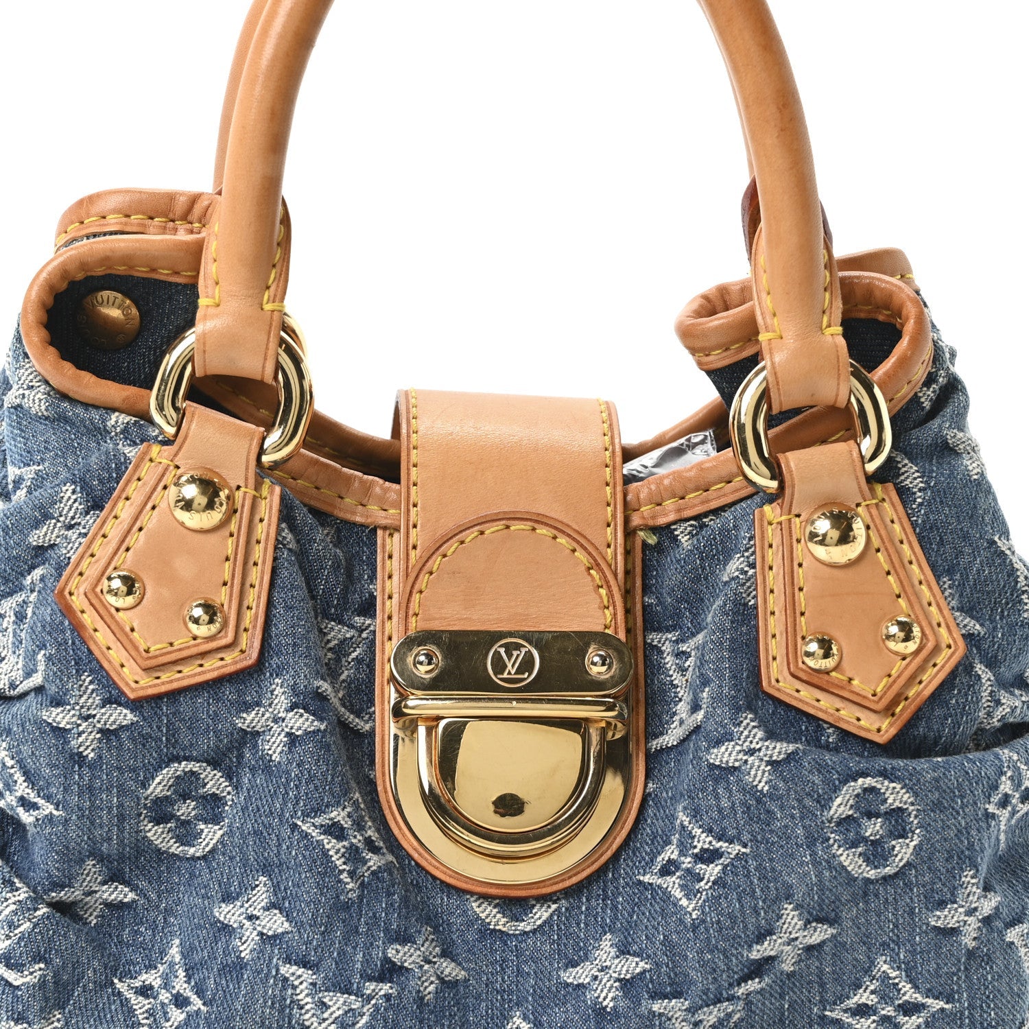Louis Vuitton Monogram Denim Pleaty Blue