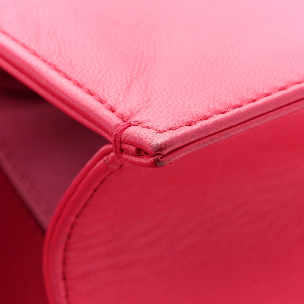 Chanel Lambskin Quilted Medium Boy Flap Fuchsia