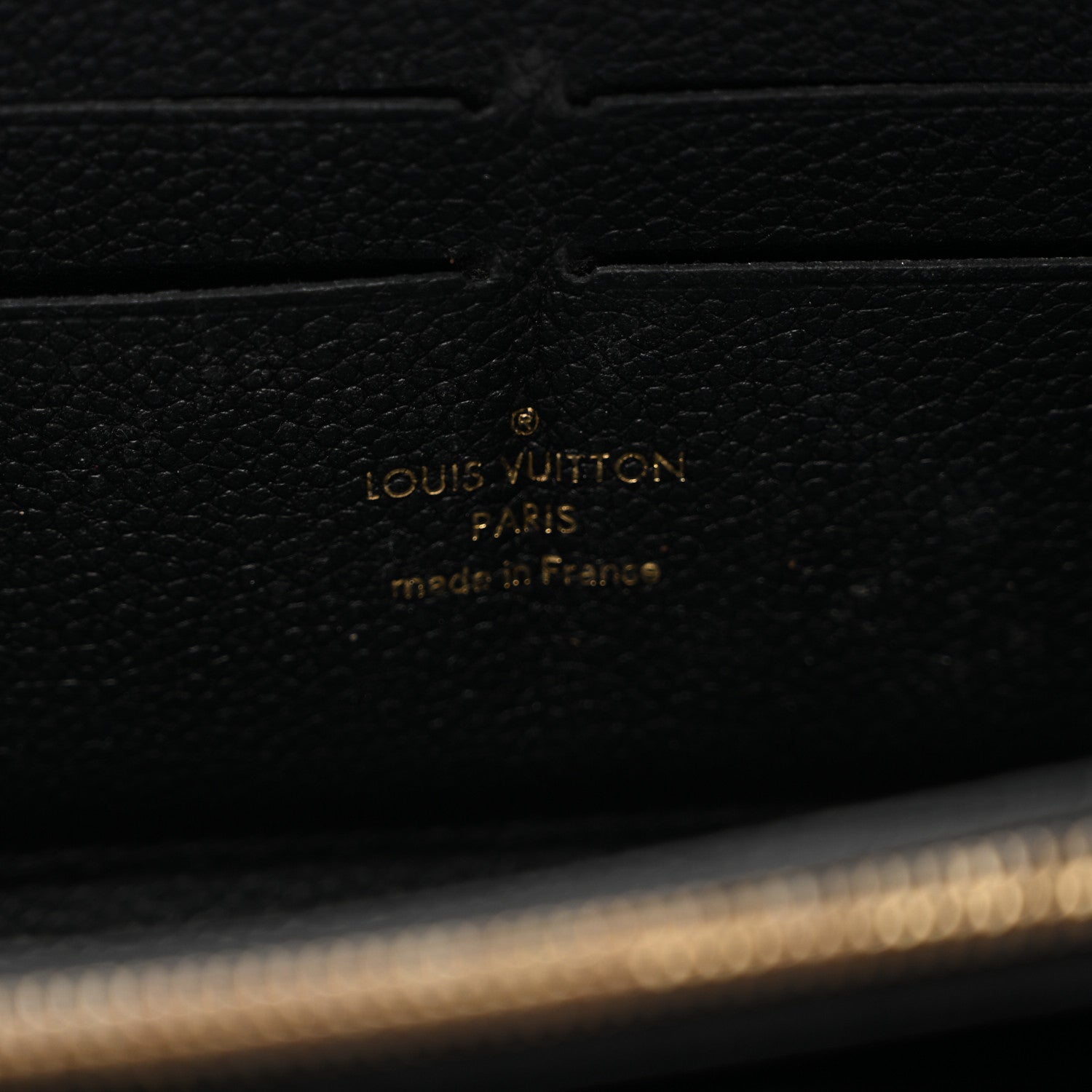 Louis Vuitton Empreinte Zippy Wallet Black