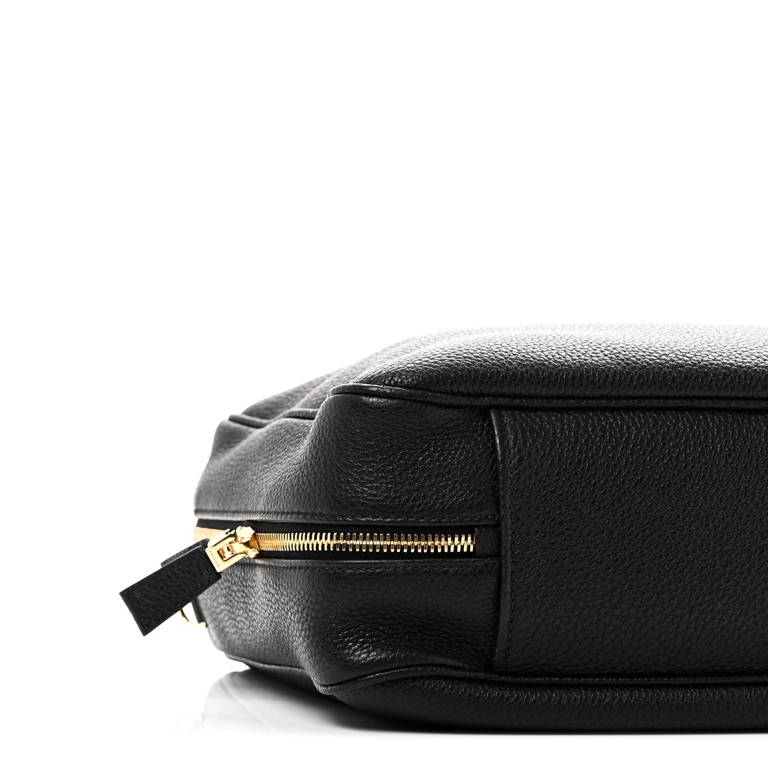 Prada Vitello Daino Soft Large Top Handle Bag Black