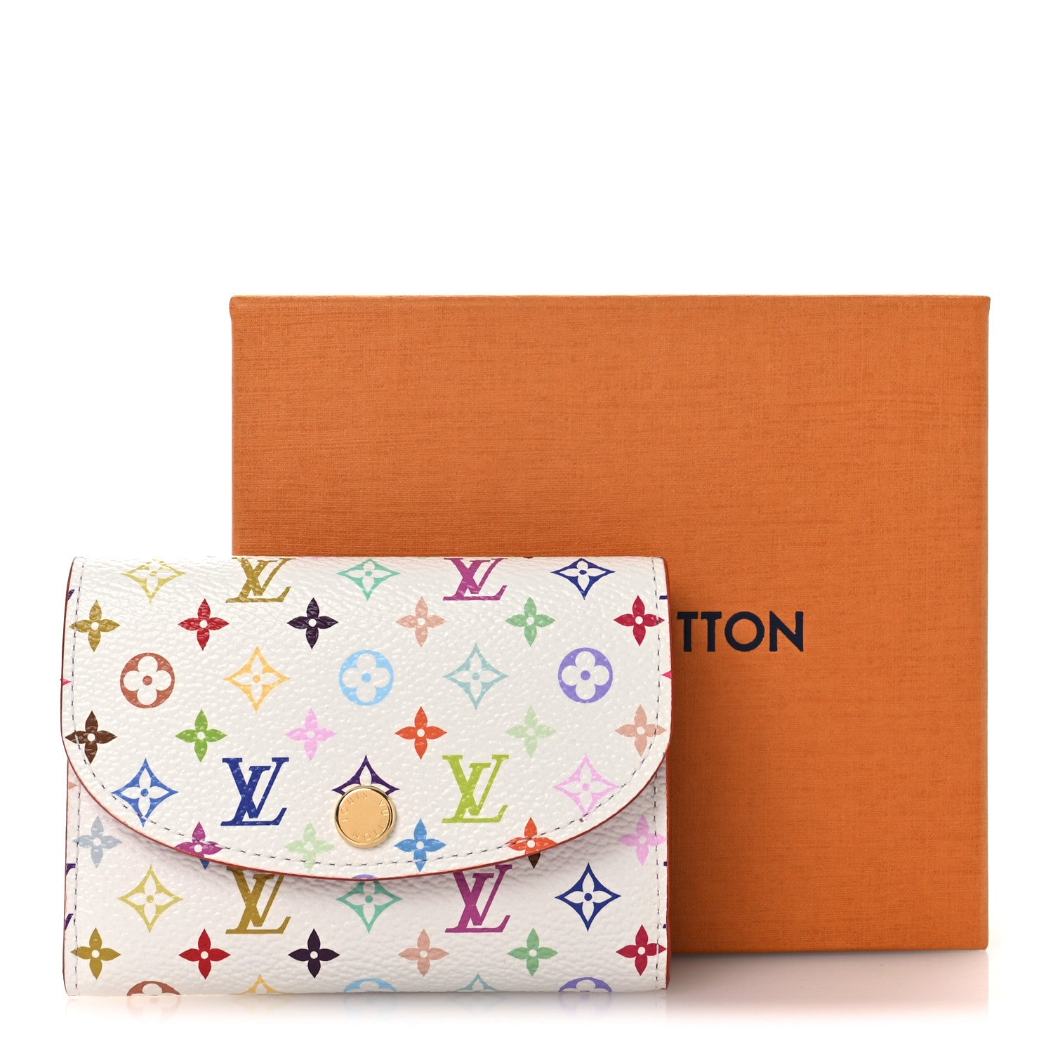 Louis Vuitton LV X TM Monogram Multicolor Rosalie Coin Purse White Kawaii Pink