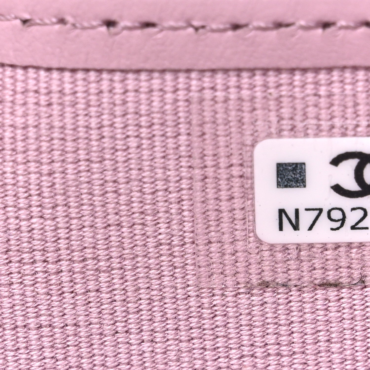 Caviar Quilted Compact Flap Wallet Light Pink