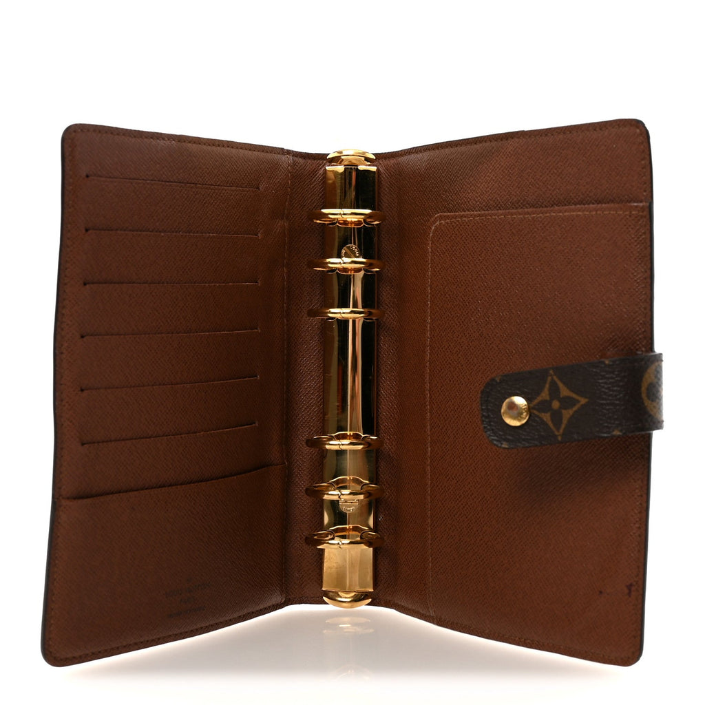 Louis Vuitton Monogram Medium Ring Agenda Cover