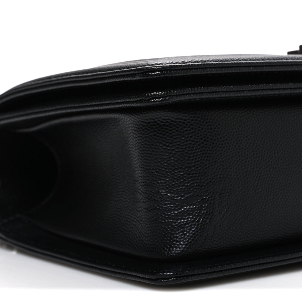 Chanel Caviar Quilted Medium Boy Flap Black