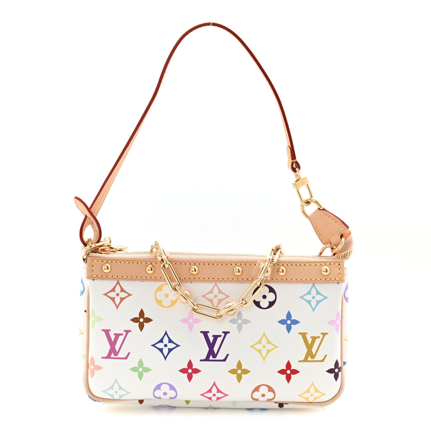 Louis Vuitton LV X TM Monogram Multicolor Pochette Accessories White
