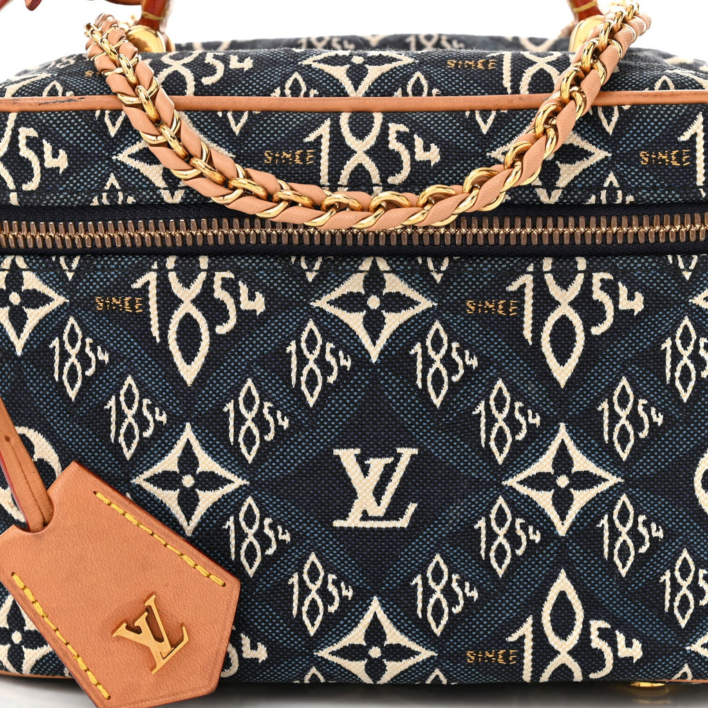 Louis Vuitton Jacquard Since 1854 Vanity PM Blue
