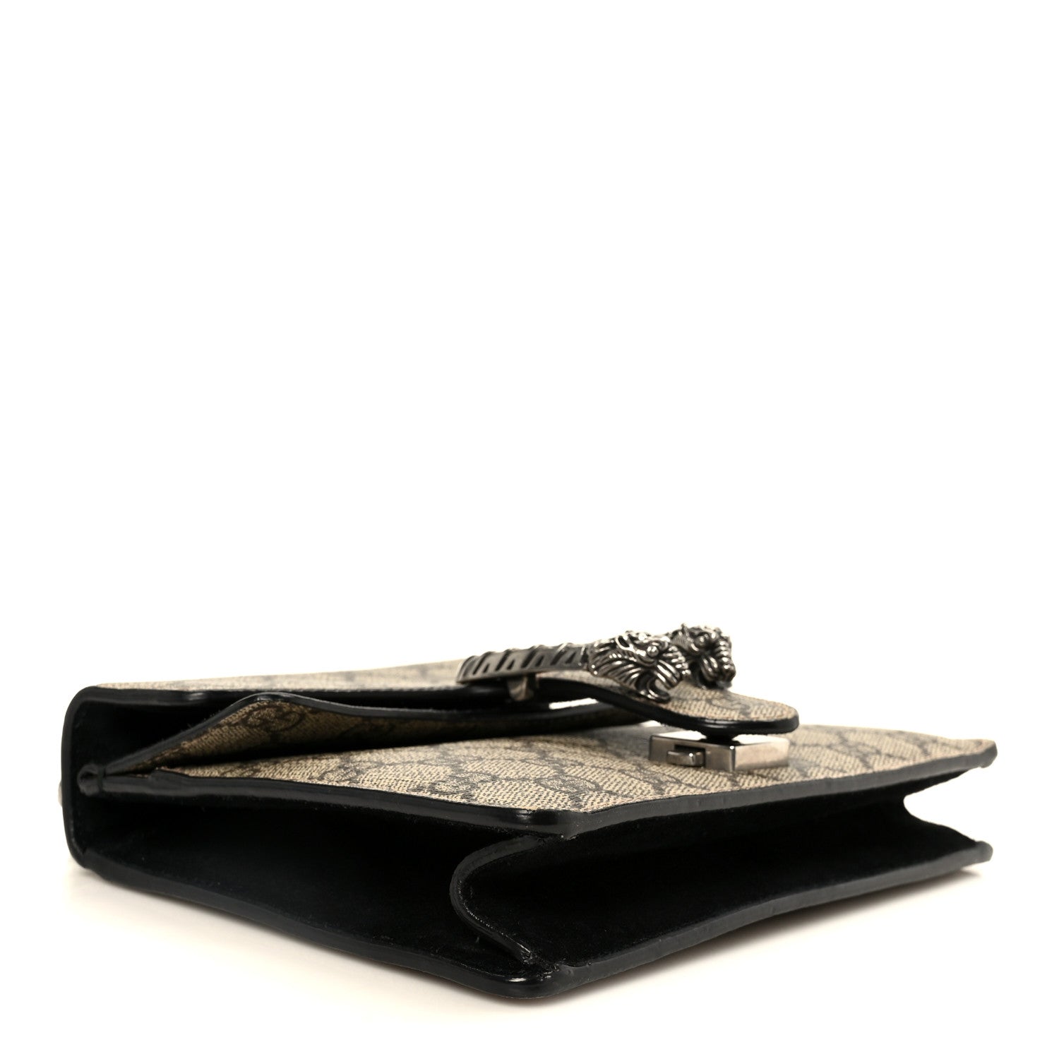 Gucci GG Supreme Monogram Mini Dionysus Shoulder Bag Black
