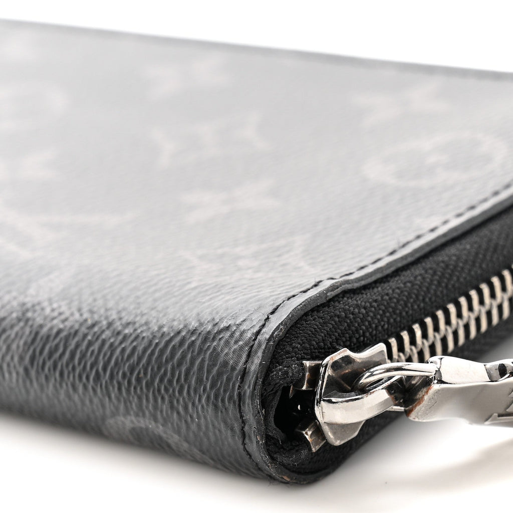 Louis Vuitton Monogram Eclipse Vertical Zippy Wallet