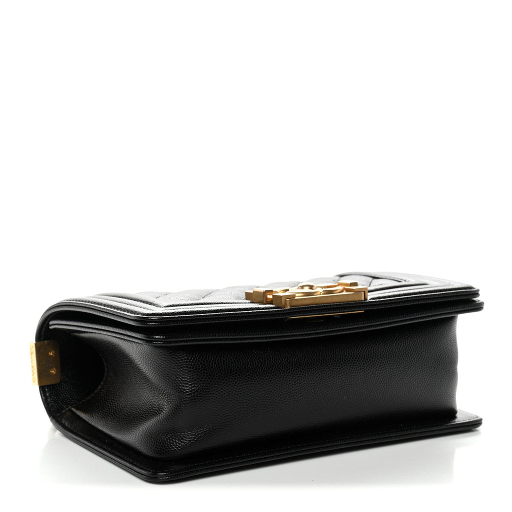 Chanel Caviar Quilted Small Boy Flap Black